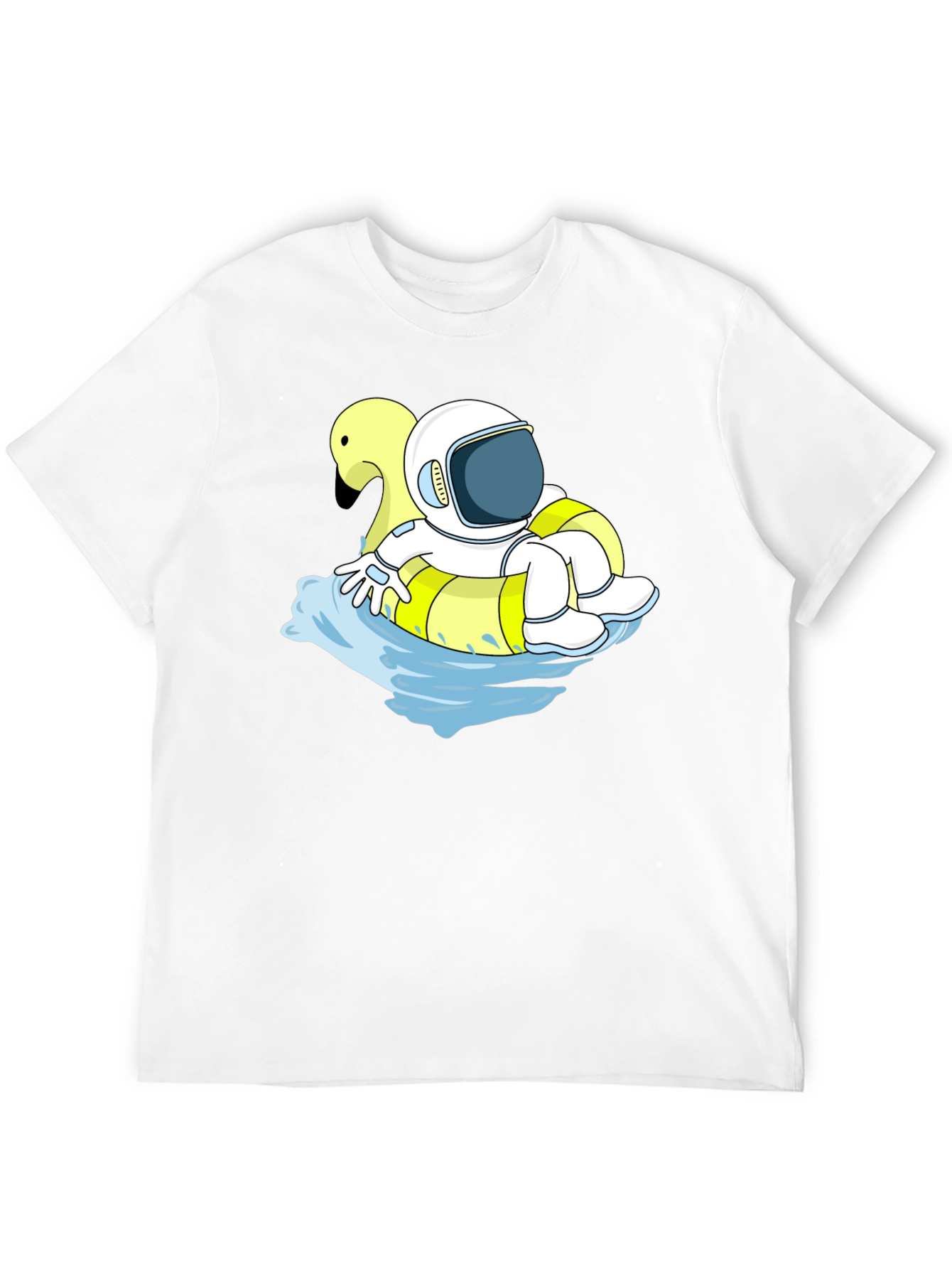 Astronaut Duck Pool Float T-Shirt