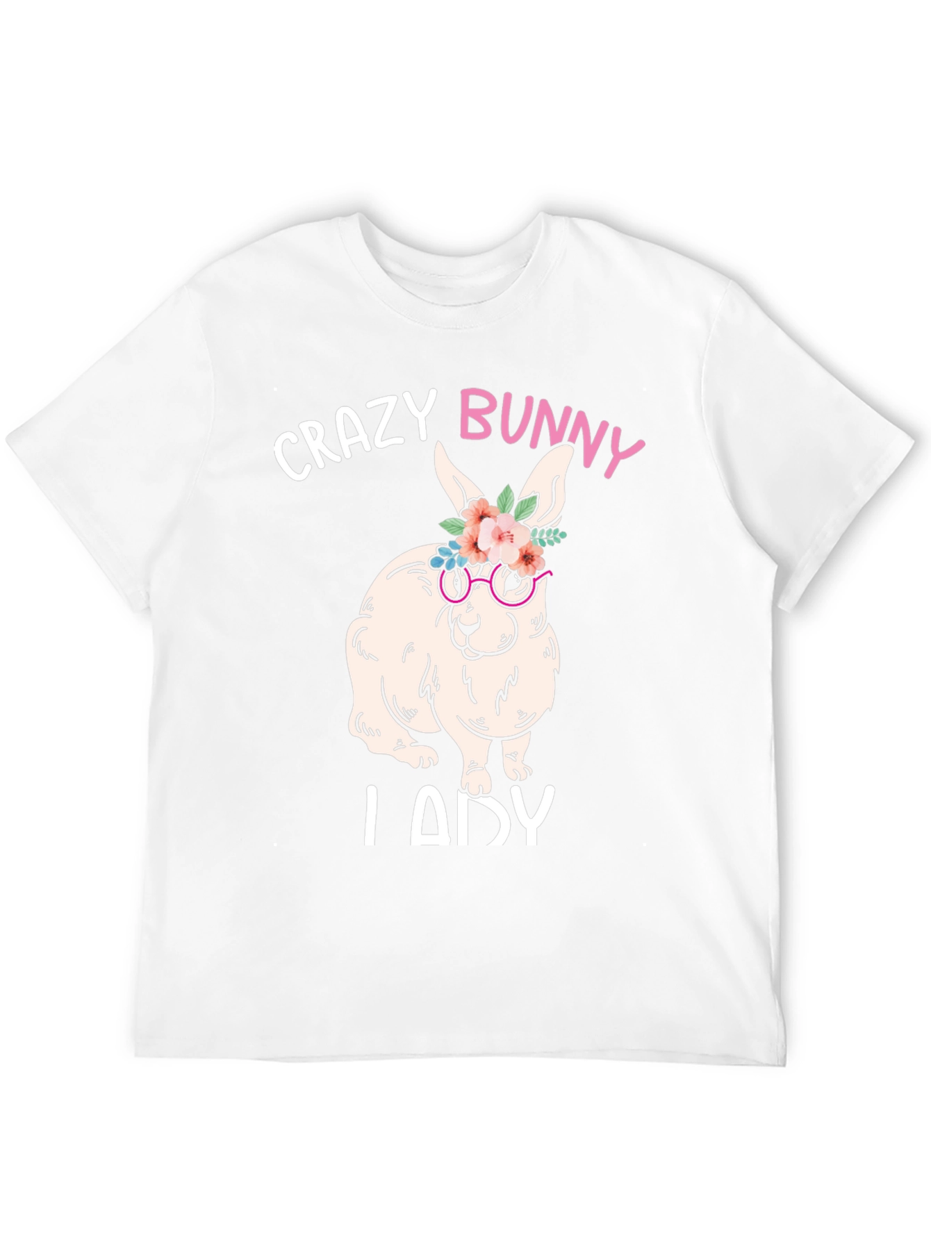Crazy Bunny Lady Graphic Tee