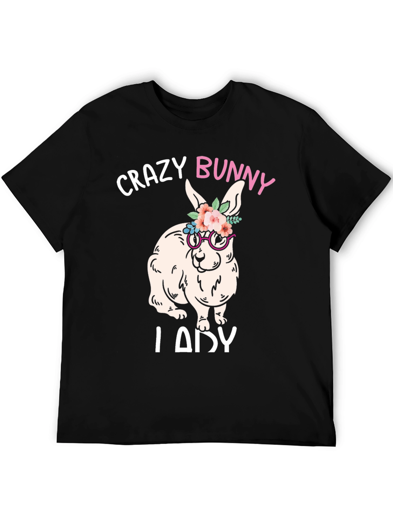 Crazy Bunny Lady Graphic Tee