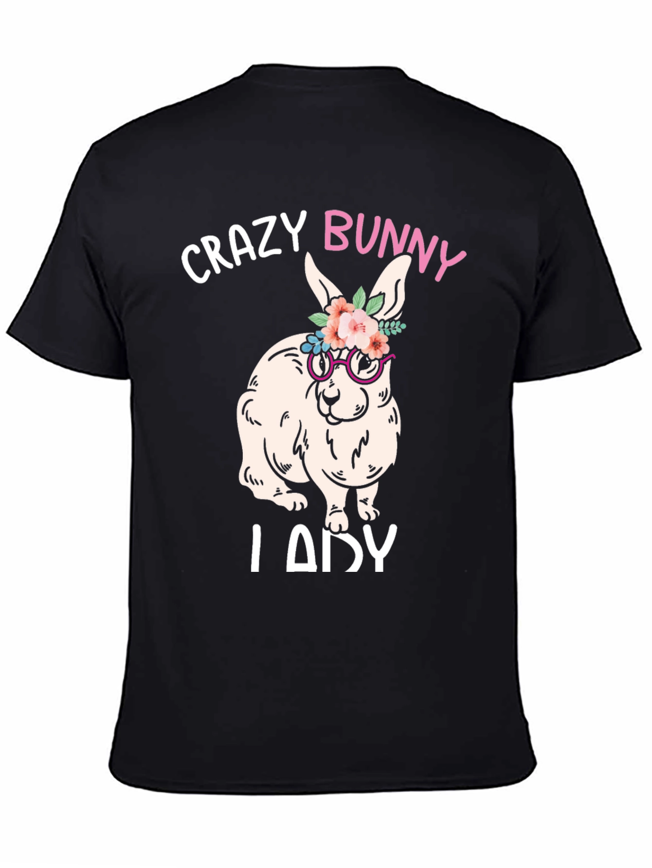 Crazy Bunny Lady Graphic Tee