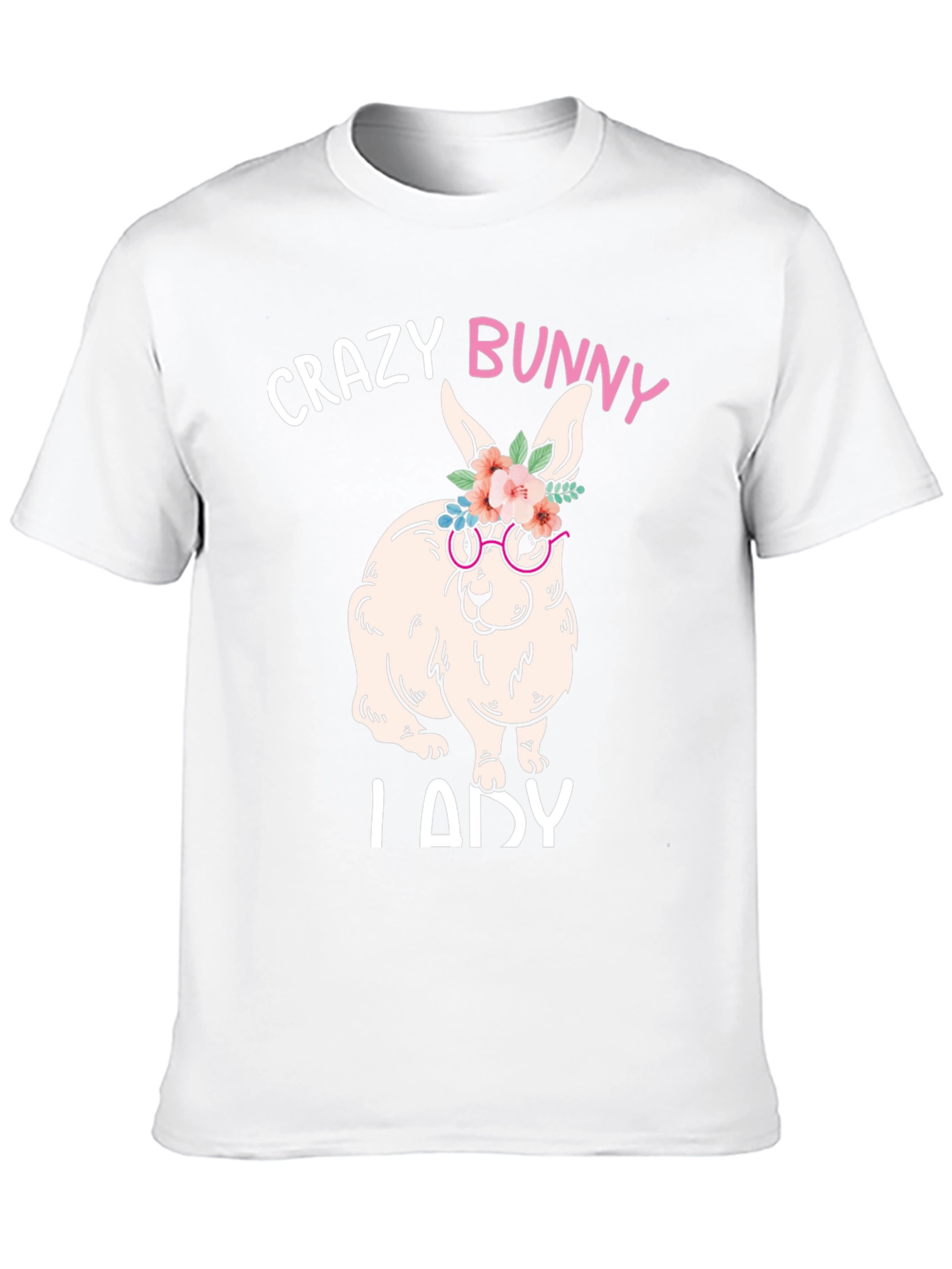 Crazy Bunny Lady Graphic Tee
