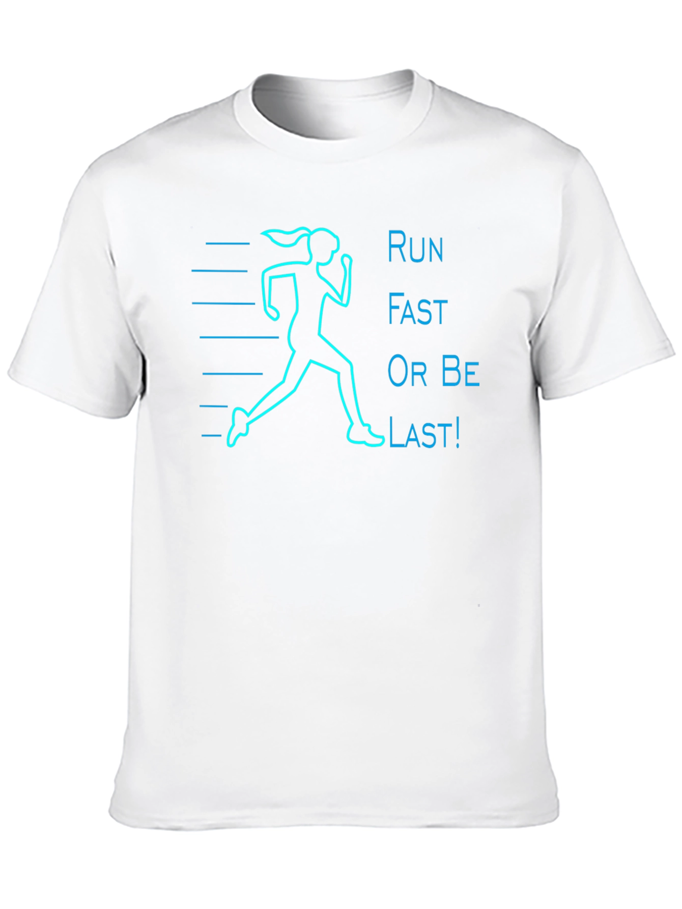 Run Fast T-Shirt - Motivational Graphic Tee
