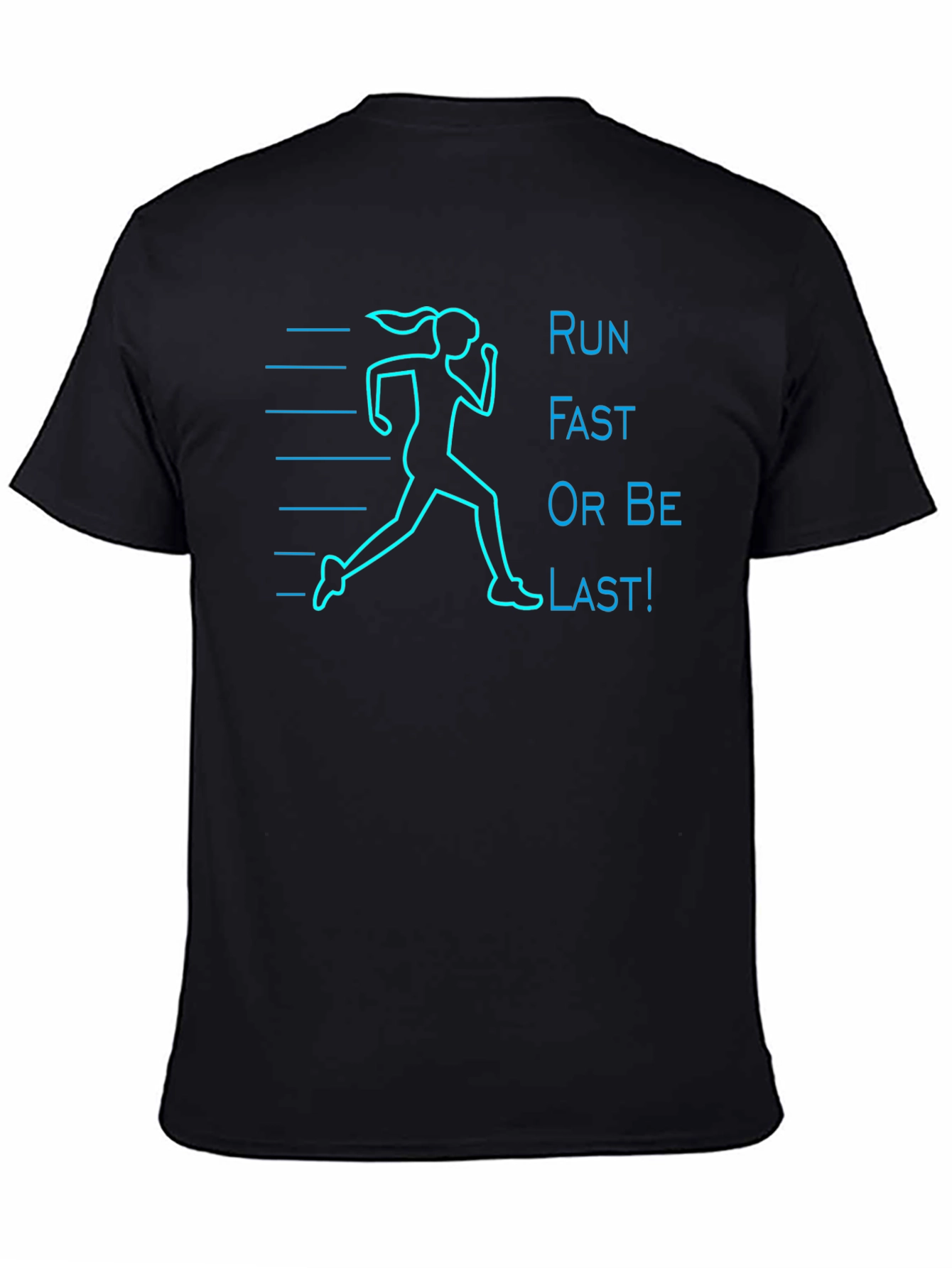 Run Fast T-Shirt - Motivational Graphic Tee