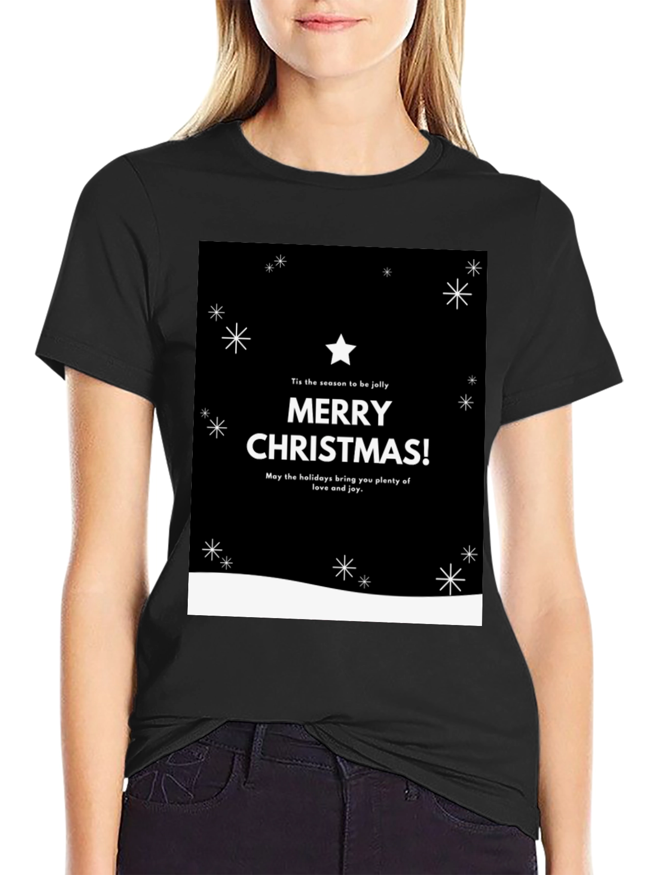 Merry Christmas T-Shirt Holiday Graphic Tee