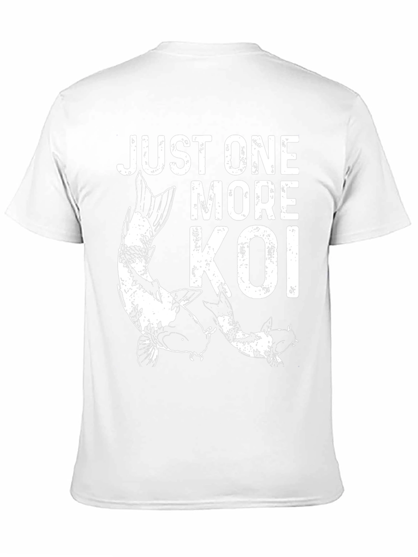 Just One More Koi Graphic Tee - Black