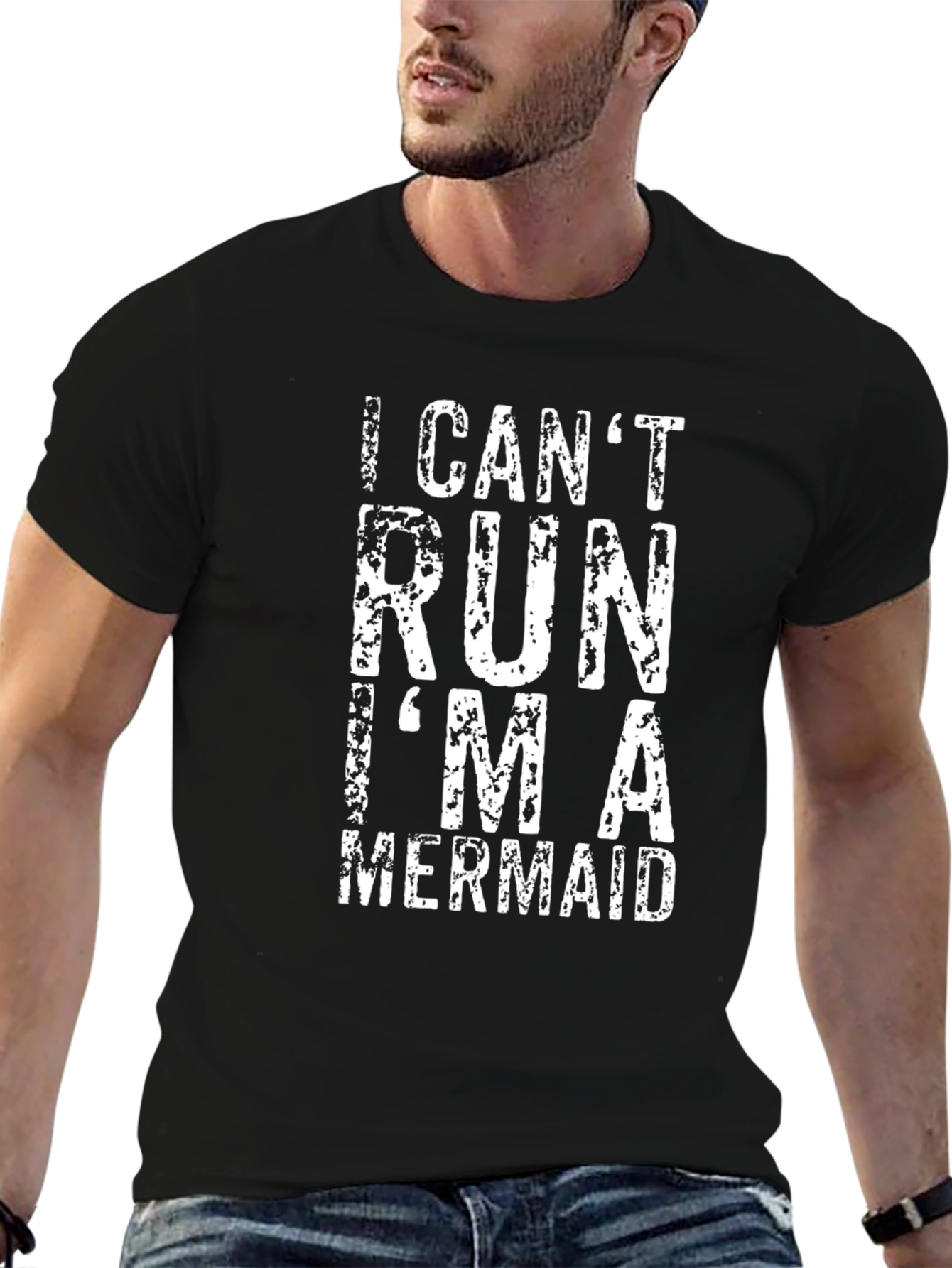 I Cant Run Im a Mermaid Graphic T-Shirt