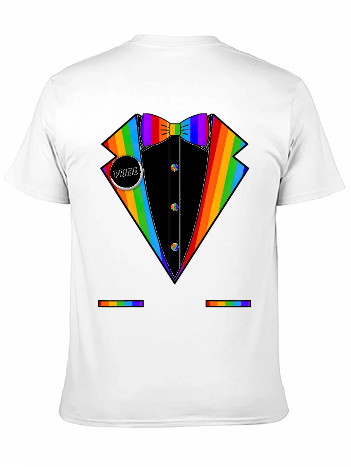 Rainbow Tuxedo Pride T-Shirt
