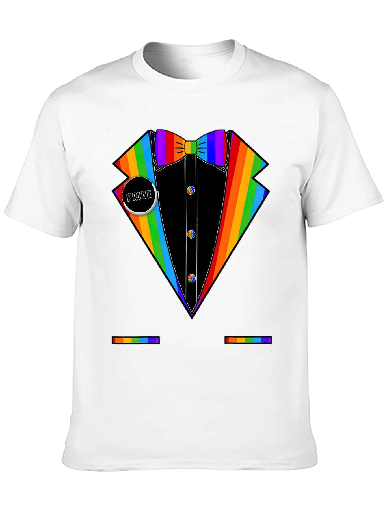 Rainbow Tuxedo Pride T-Shirt