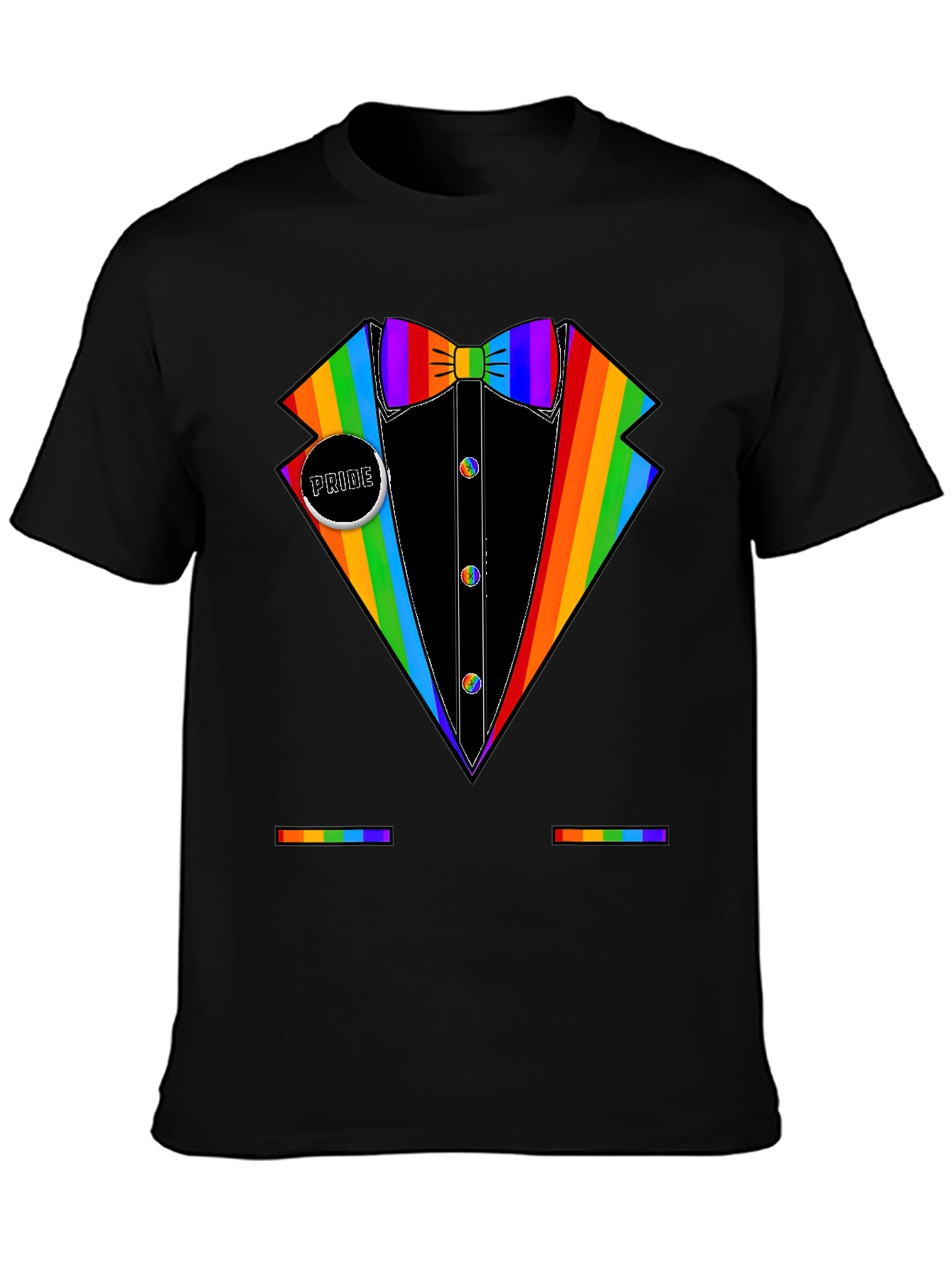 Rainbow Tuxedo Pride T-Shirt