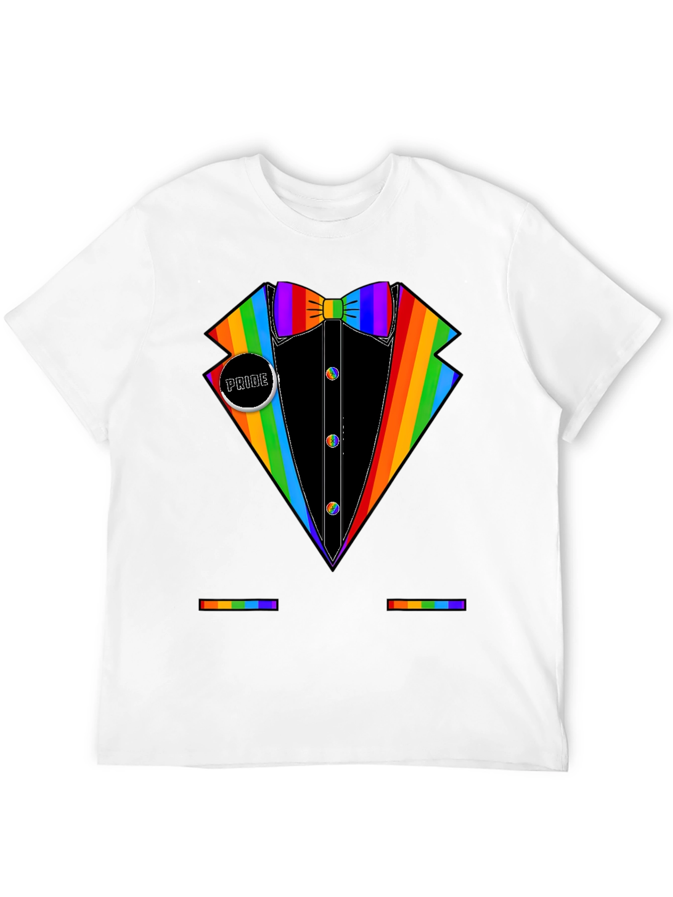Rainbow Tuxedo Pride T-Shirt