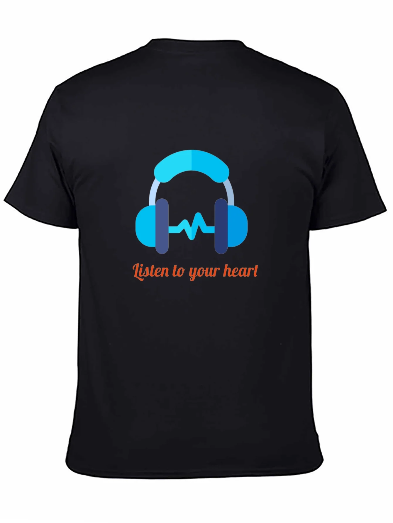 Listen to Your Heart Graphic Tee - Trendy Music Shirt