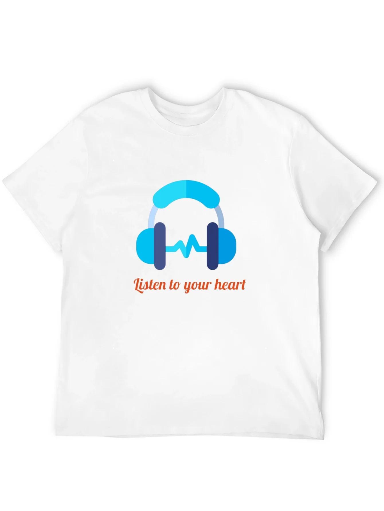 Listen to Your Heart Graphic Tee - Trendy Music Shirt