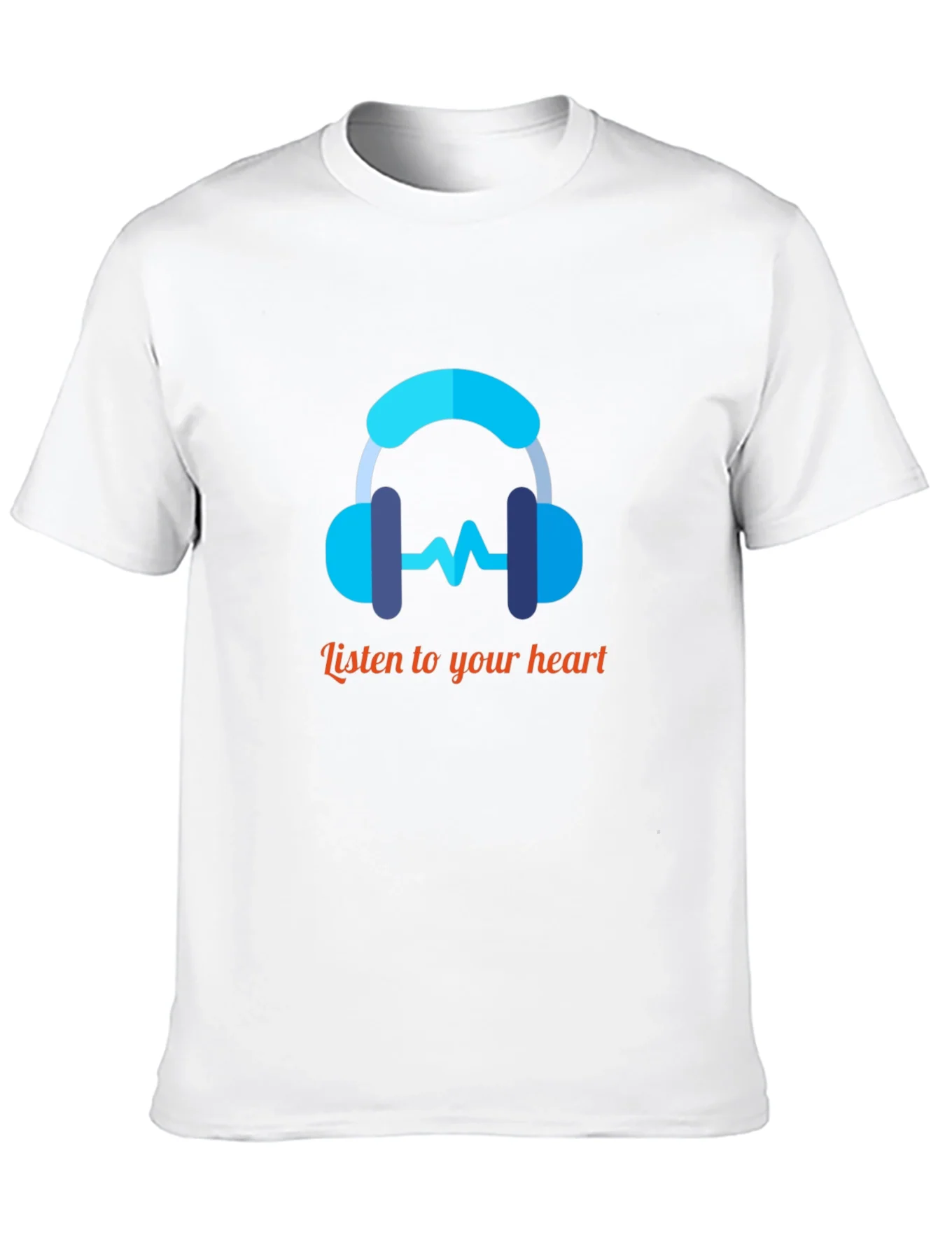Listen to Your Heart Graphic Tee - Trendy Music Shirt