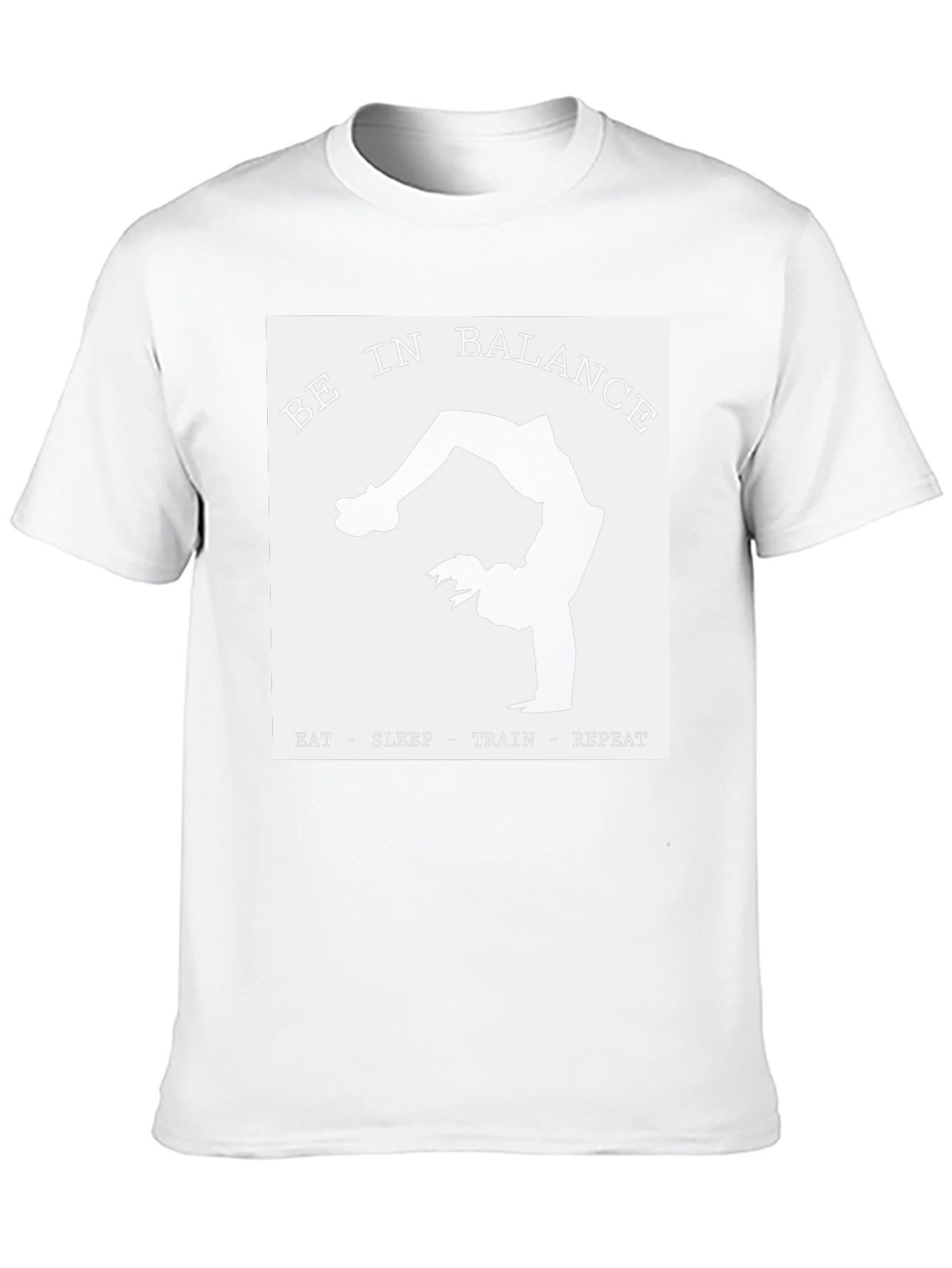 Be in Balance T-Shirt - Eat Sleep Train Repeat