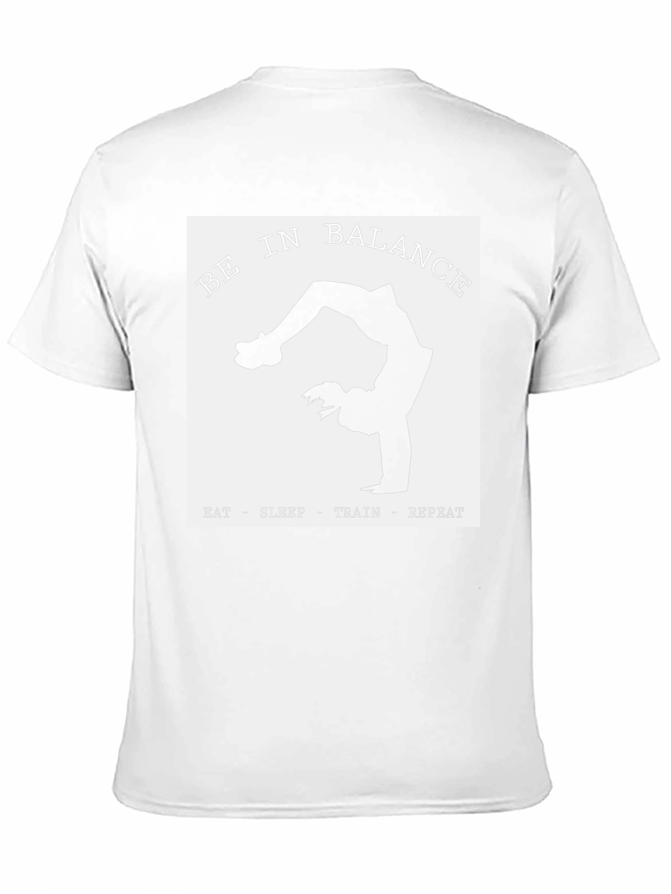 Be in Balance T-Shirt - Eat Sleep Train Repeat