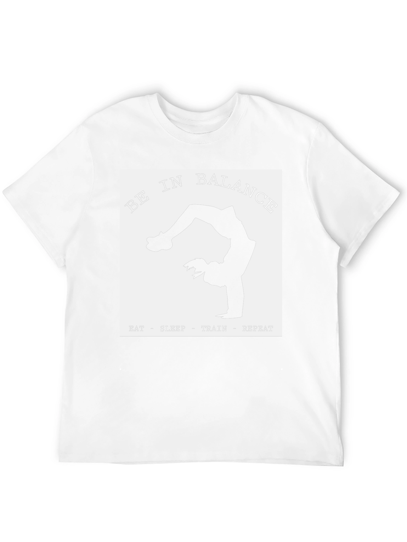 Be in Balance T-Shirt - Eat Sleep Train Repeat