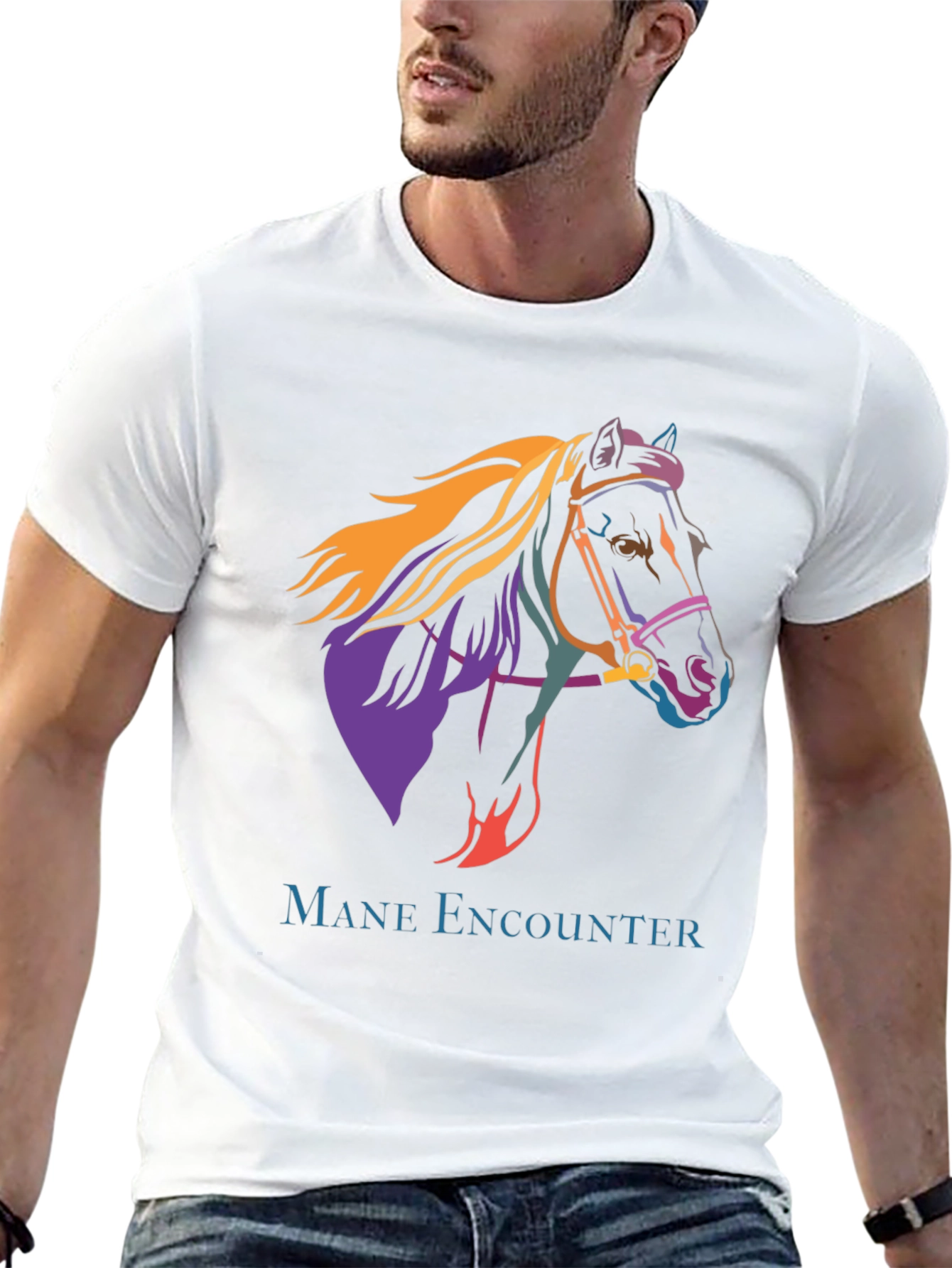 Mane Encounter Graphic Tee - Horse Lovers