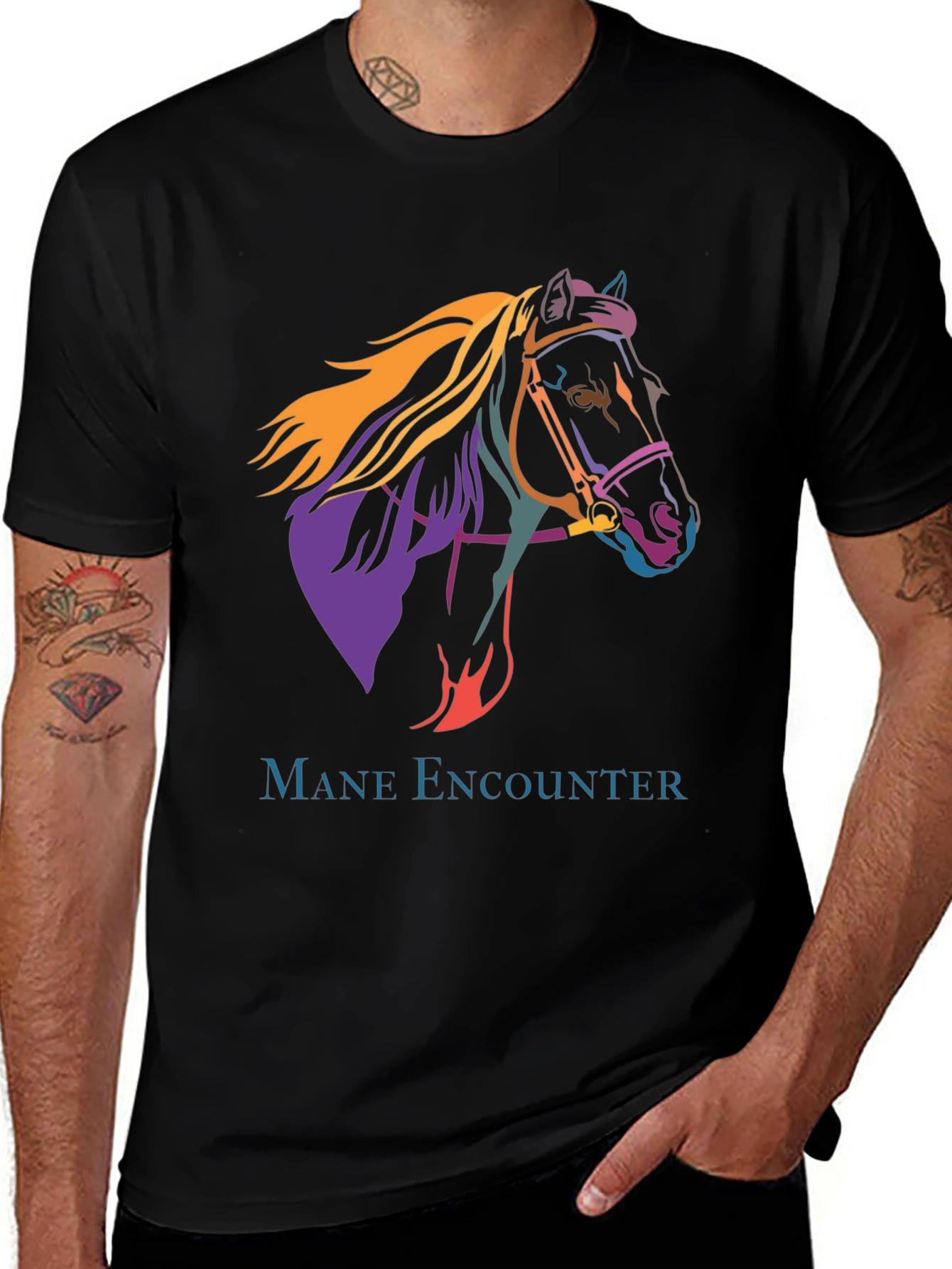 Mane Encounter Graphic Tee - Horse Lovers
