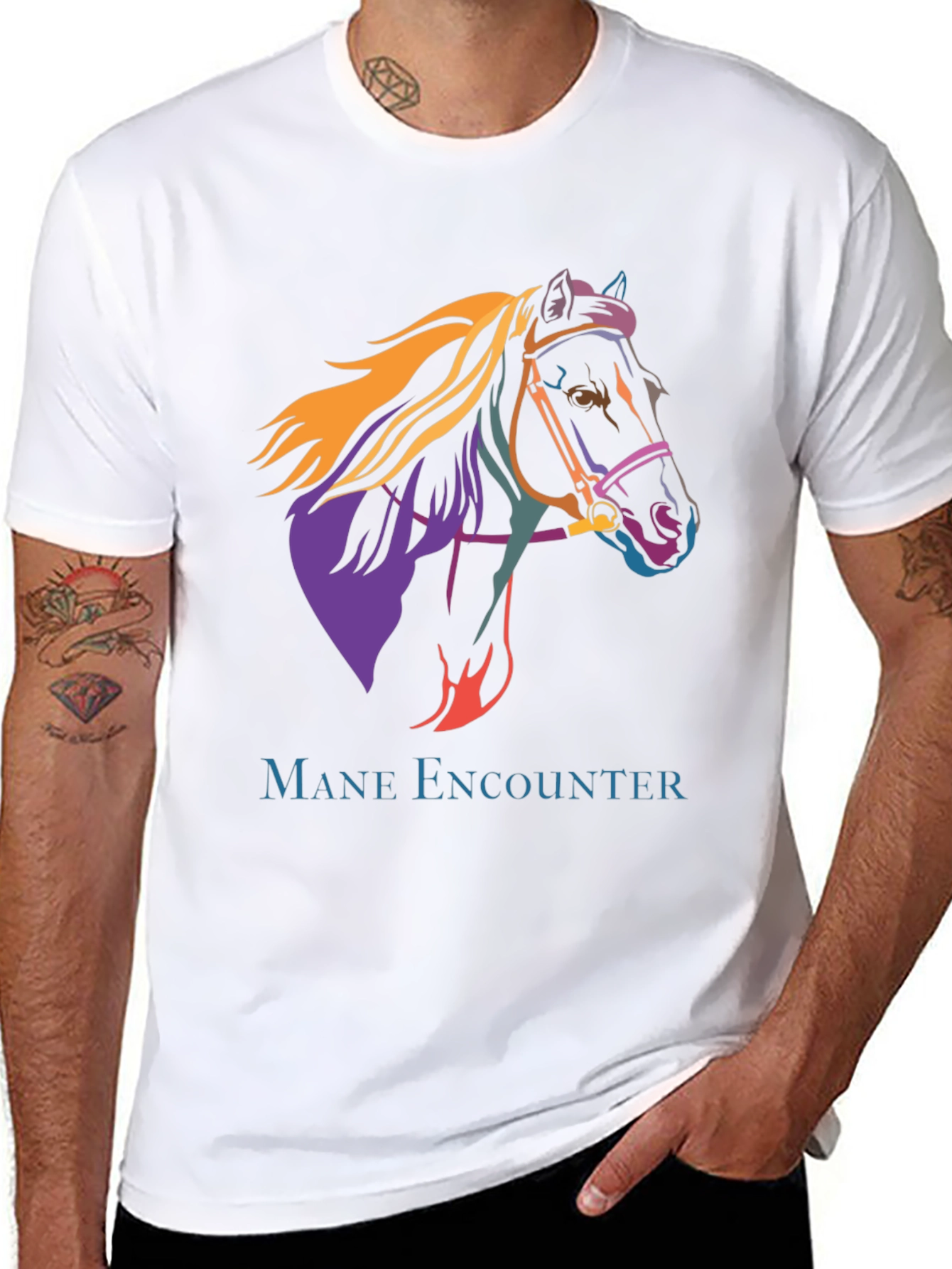 Mane Encounter Graphic Tee - Horse Lovers