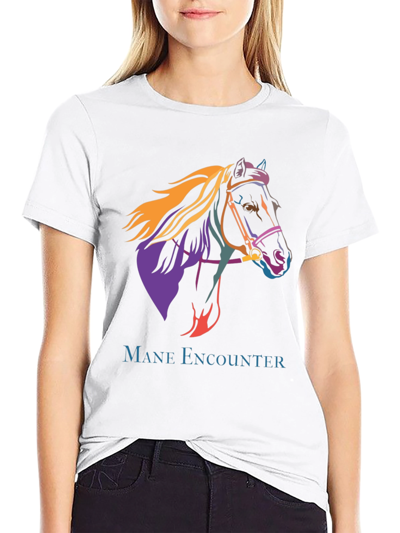 Mane Encounter Graphic Tee - Horse Lovers
