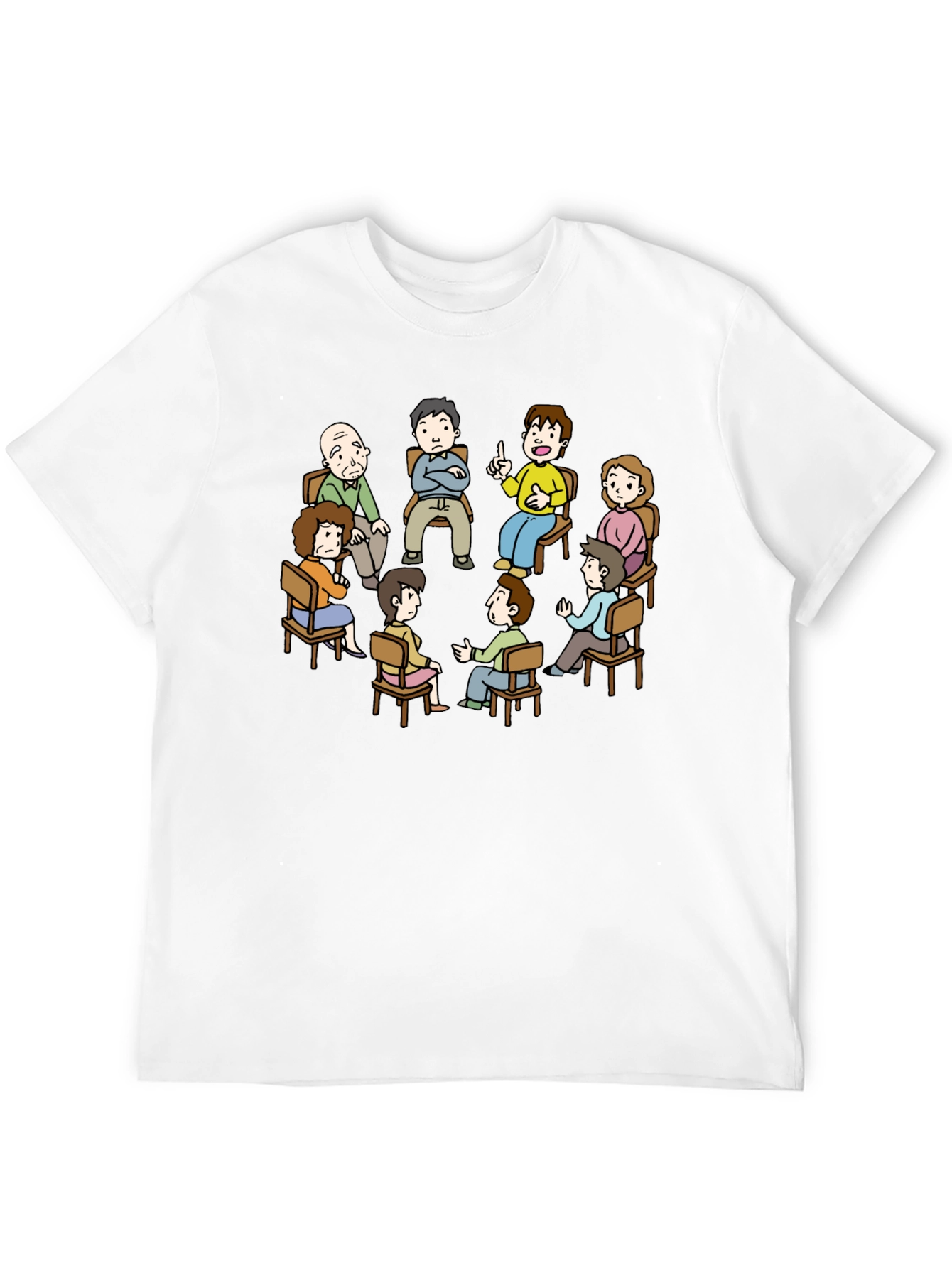 Cartoon Therapy Group Black T-Shirt
