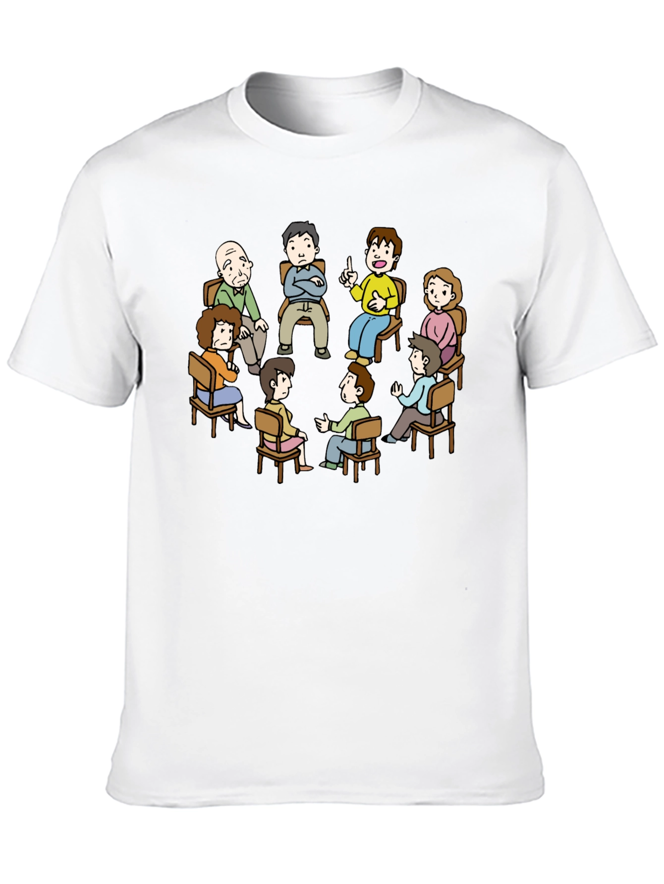 Cartoon Therapy Group Black T-Shirt