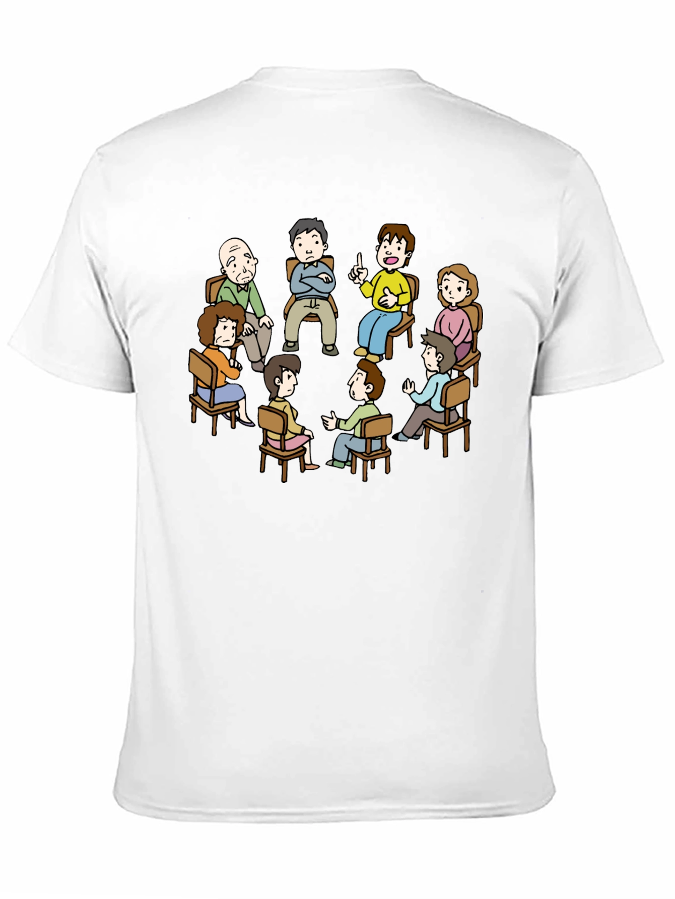 Cartoon Therapy Group Black T-Shirt