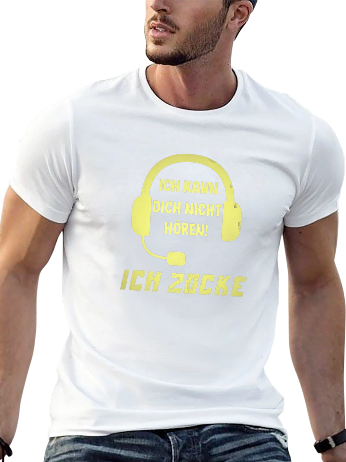 Gamer Headset Graphic T-Shirt - Ich Zocke