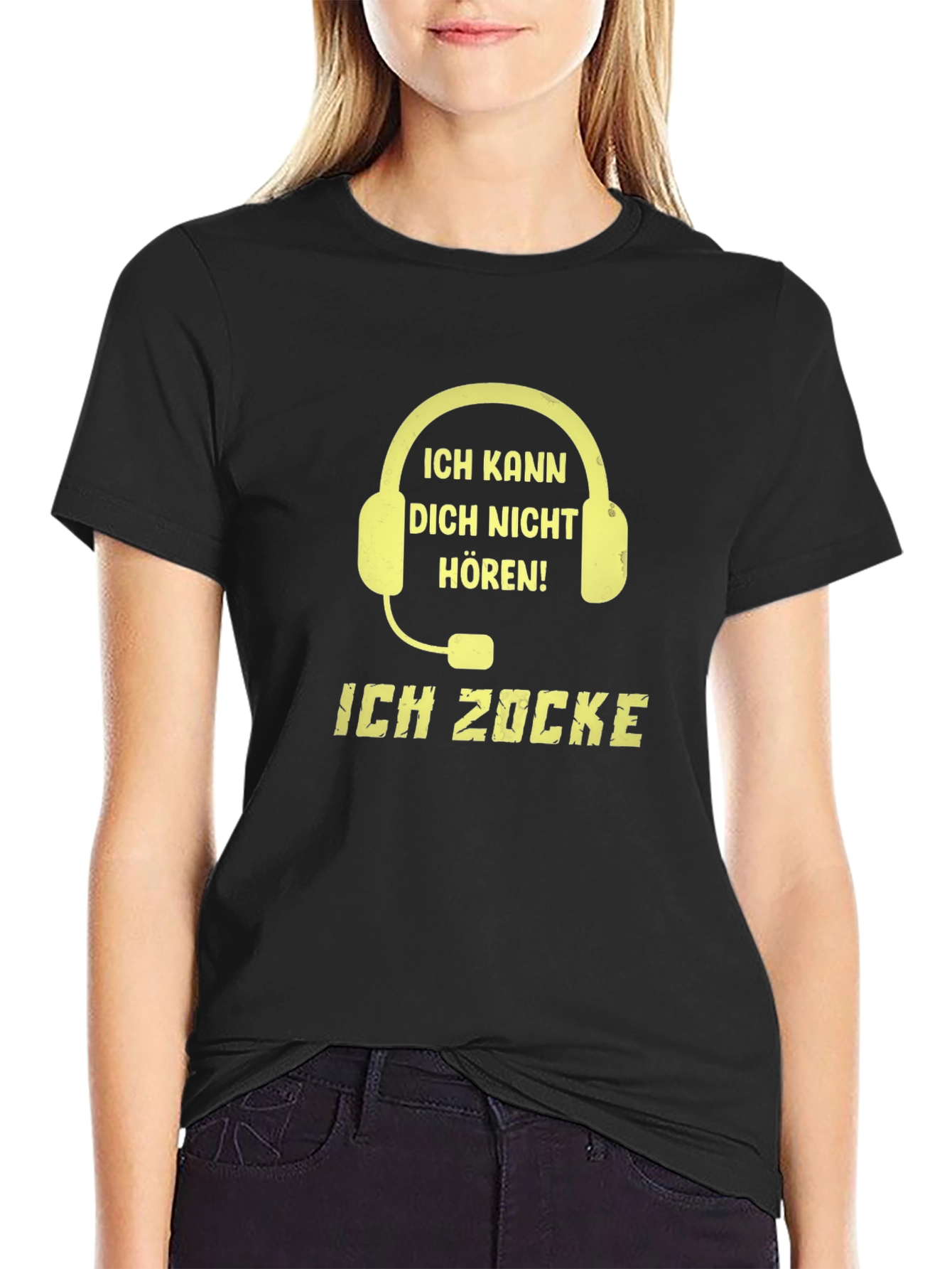Gamer Headset Graphic T-Shirt - Ich Zocke