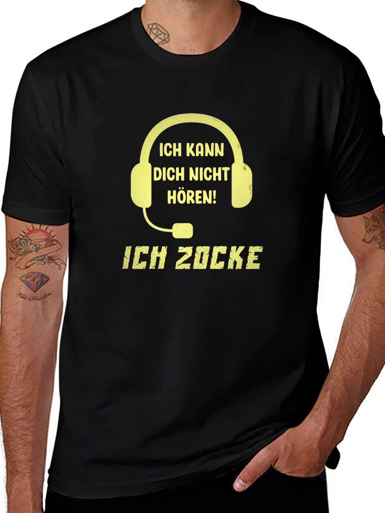 Gamer Headset Graphic T-Shirt - Ich Zocke