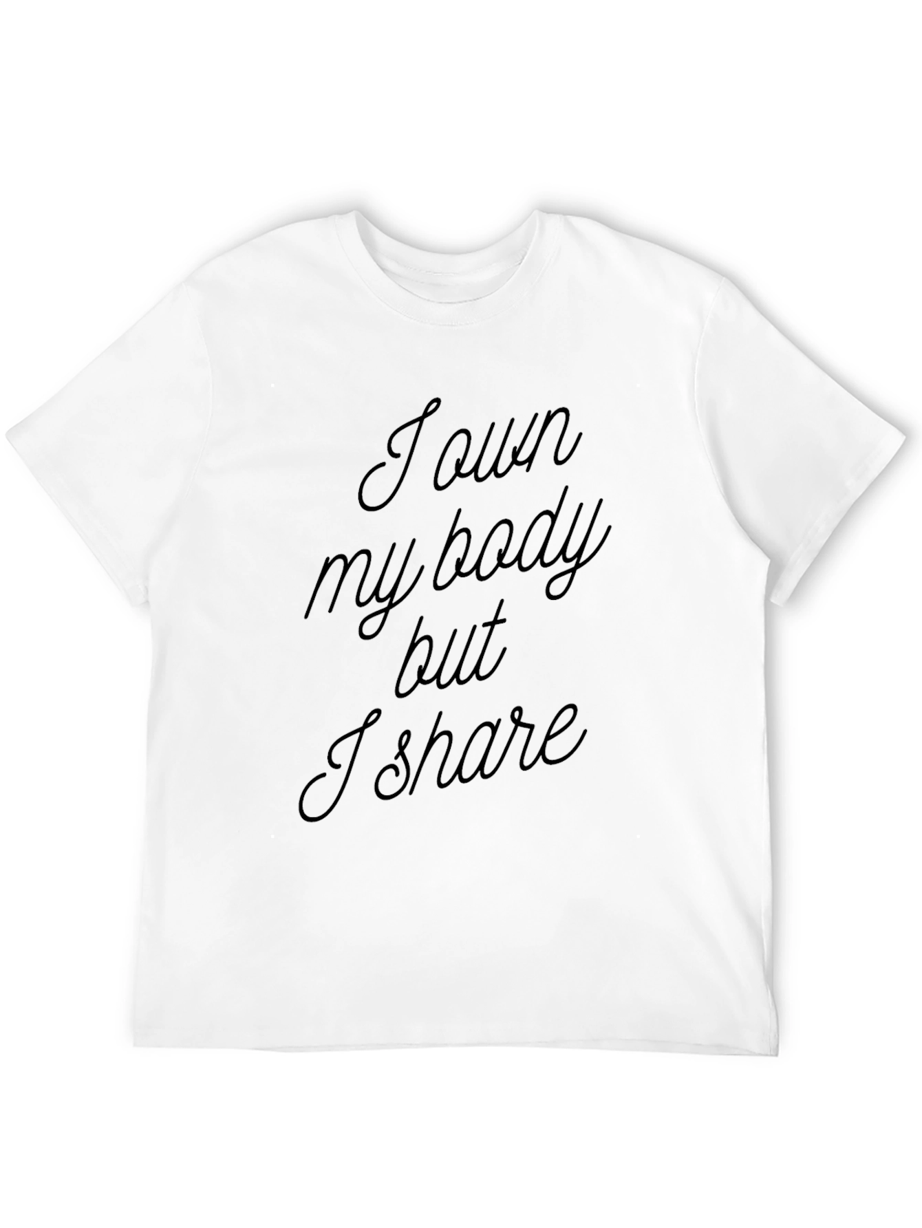 I Own My Body T-Shirt Soft Cotton Blend Tee