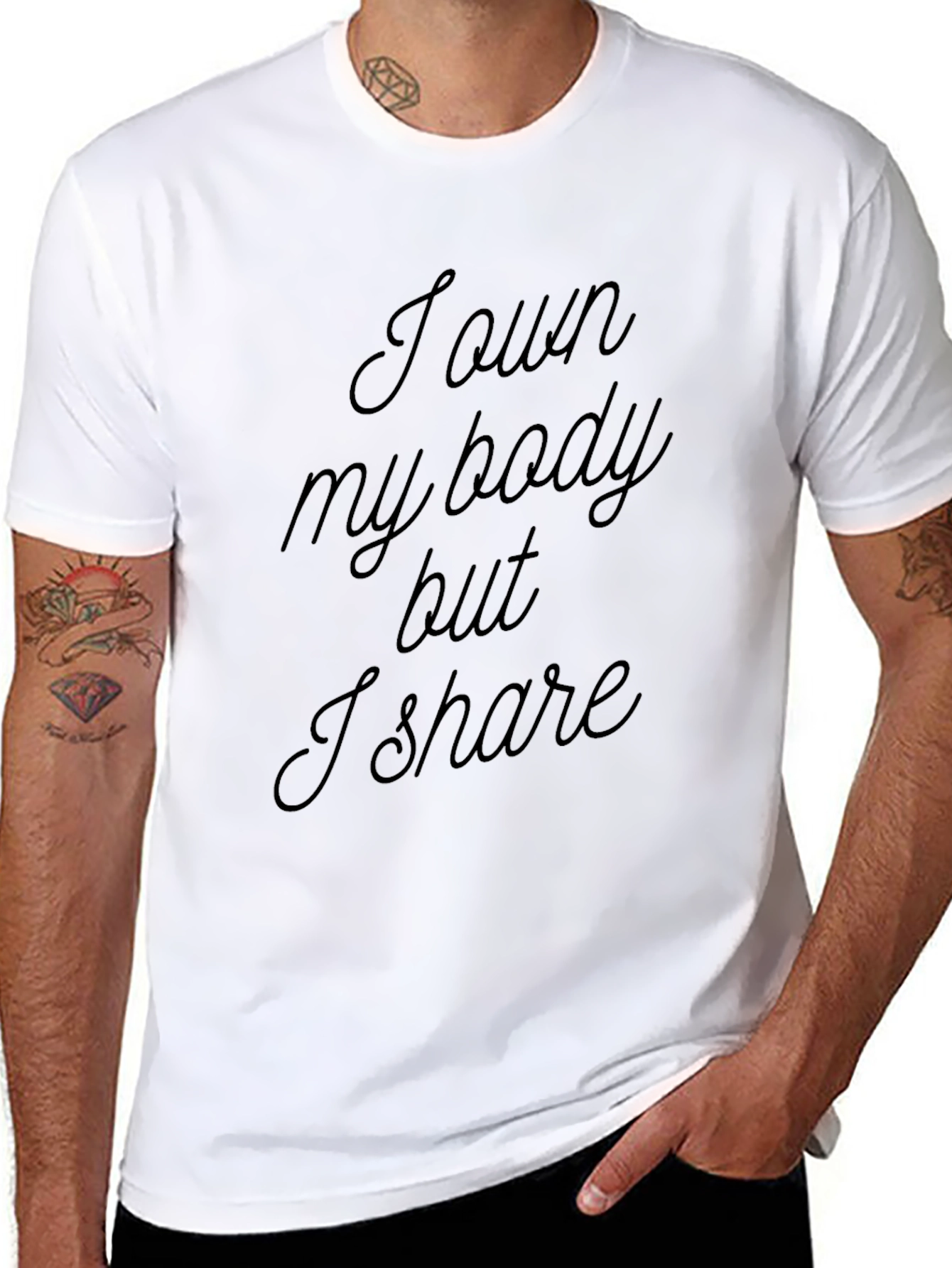 I Own My Body T-Shirt Soft Cotton Blend Tee