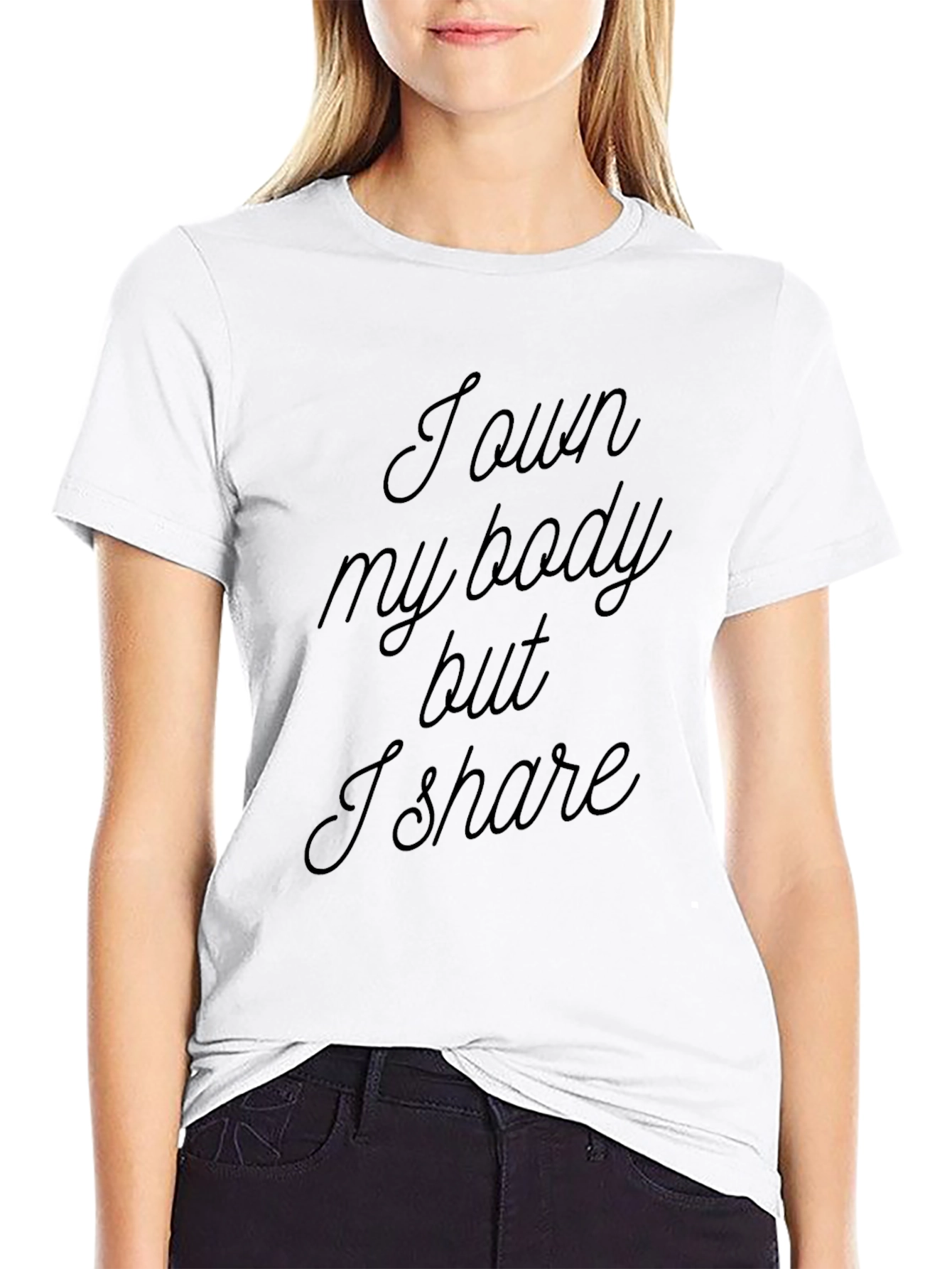 I Own My Body T-Shirt Soft Cotton Blend Tee