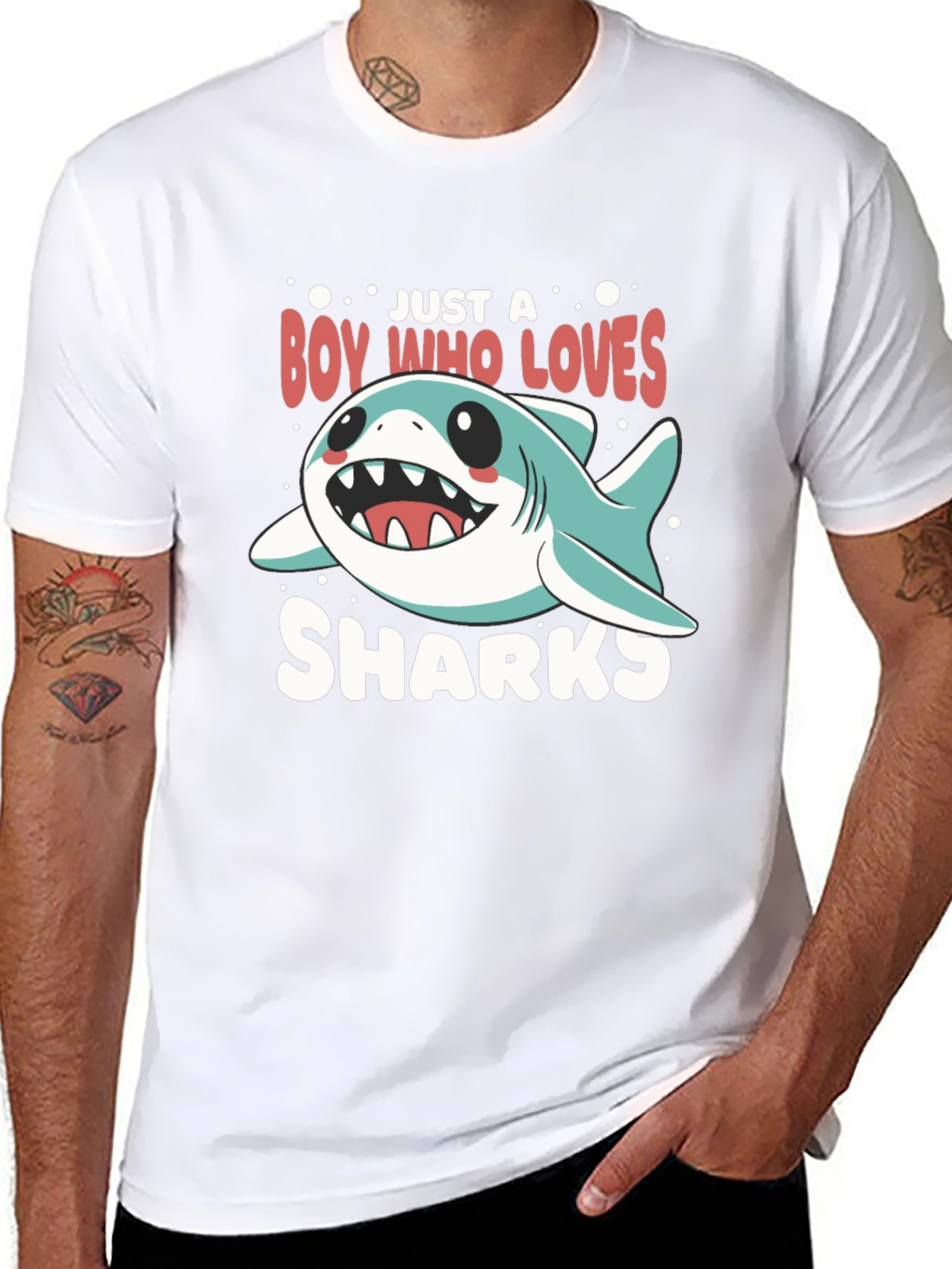 Boy Who Loves Sharks T-Shirt