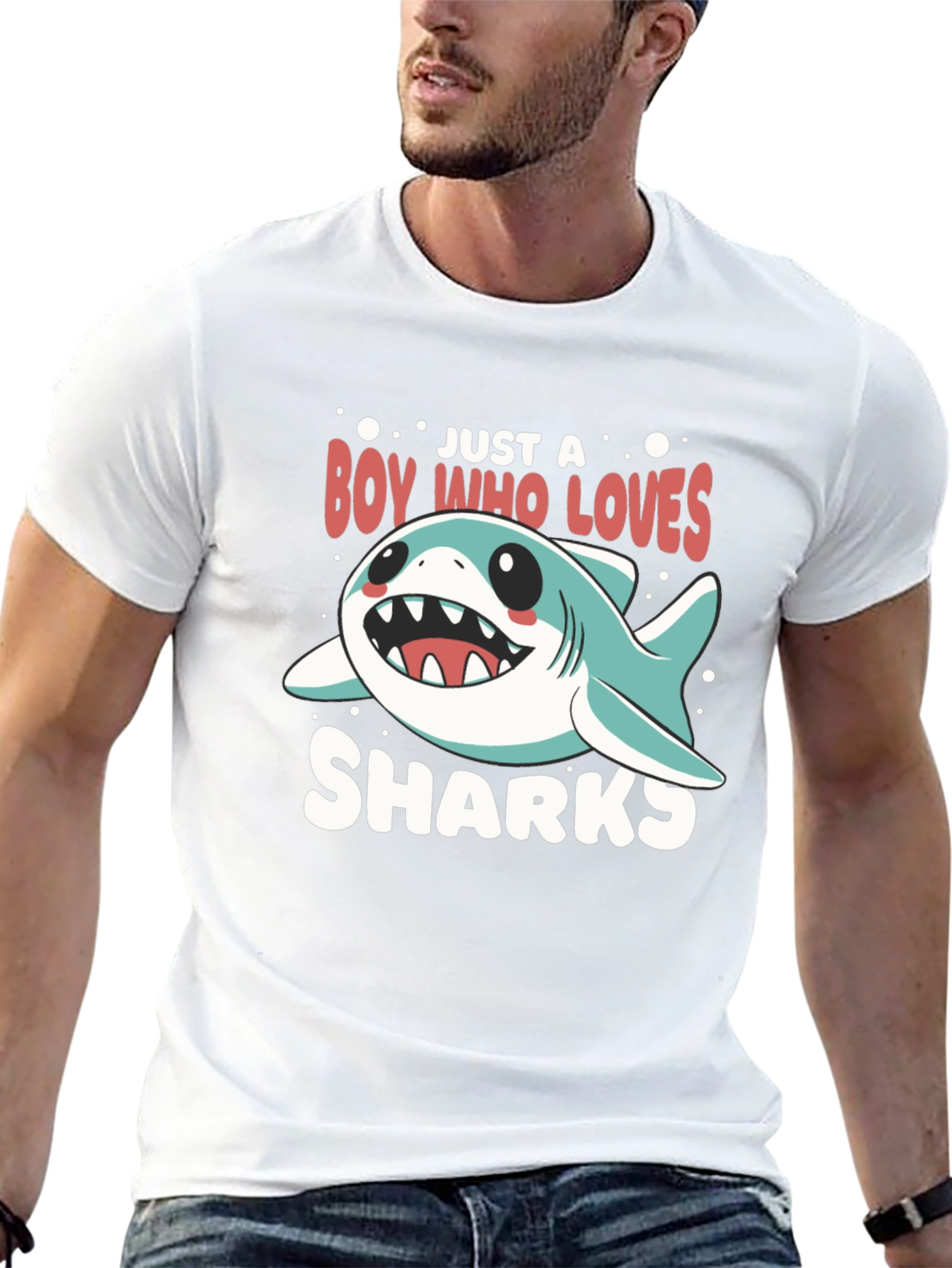 Boy Who Loves Sharks T-Shirt