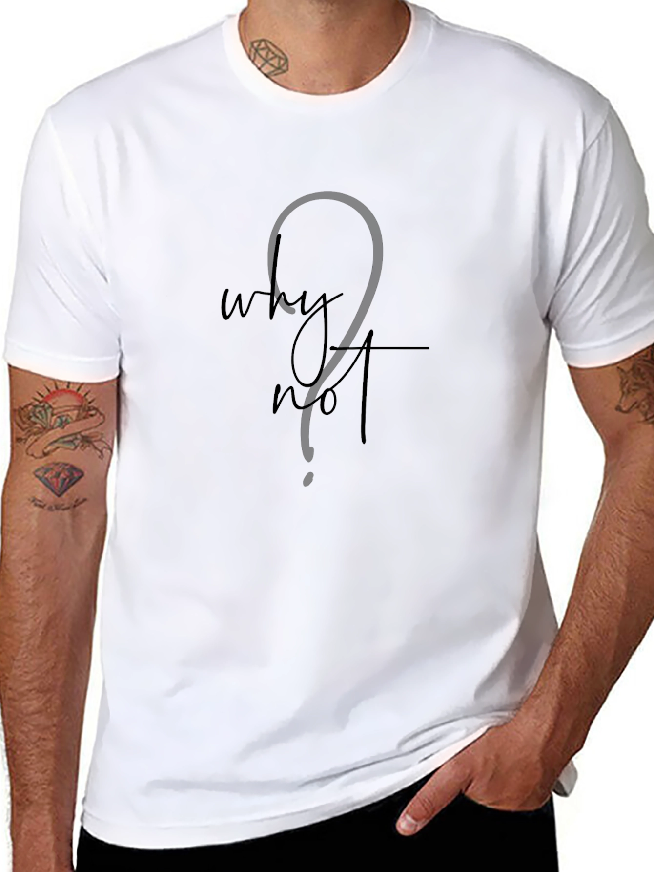 Why Not? Black T-Shirt