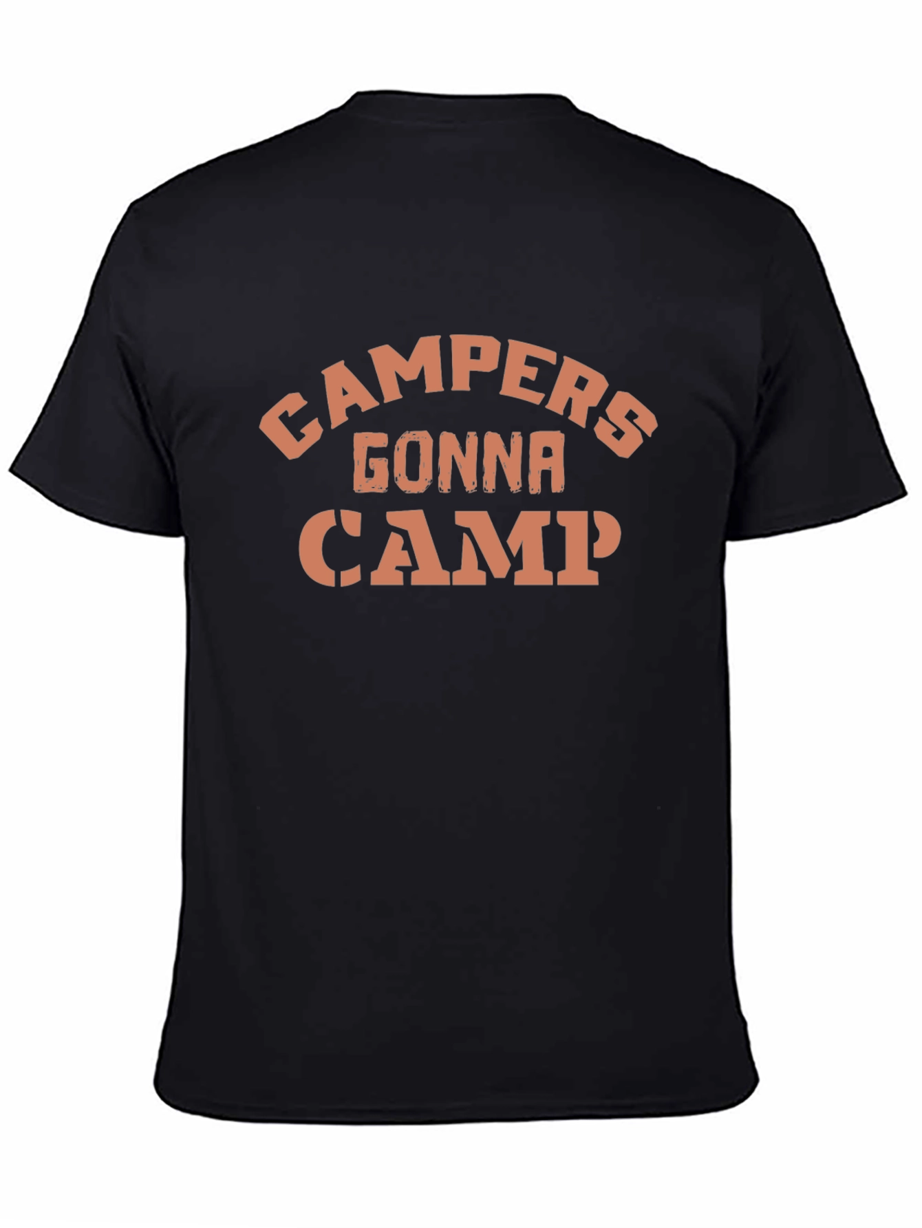 Campers Gonna Camp T-Shirt - Black