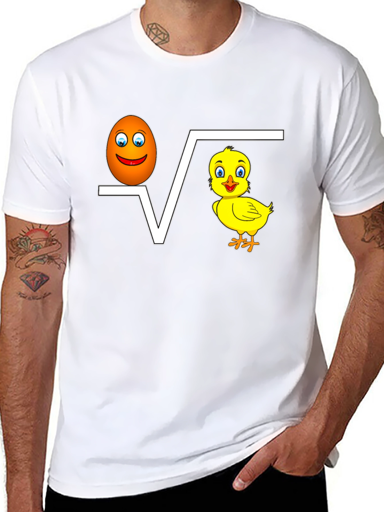 Funny Egg Root Chicken T-Shirt Humor Tee