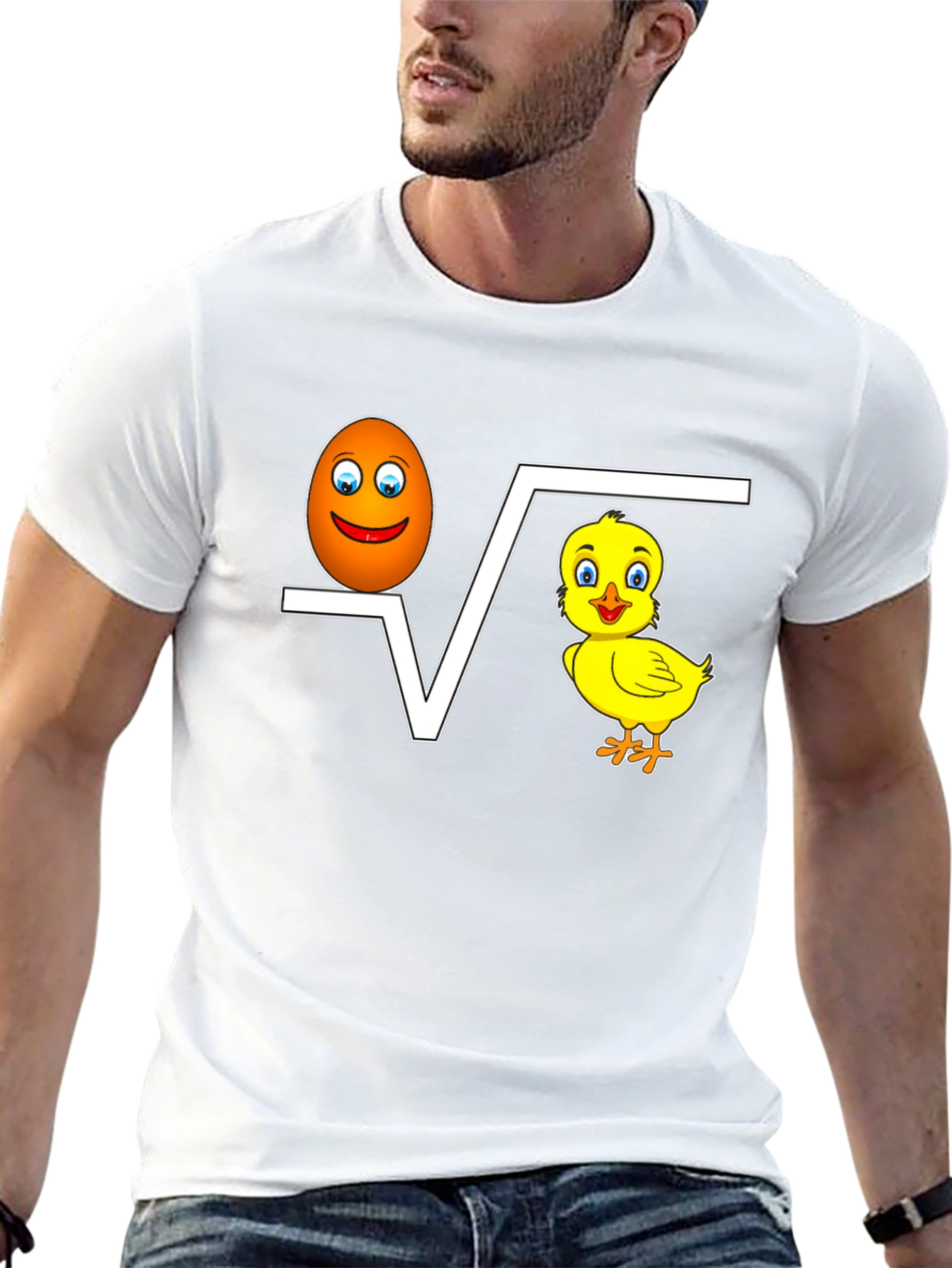 Funny Egg Root Chicken T-Shirt Humor Tee