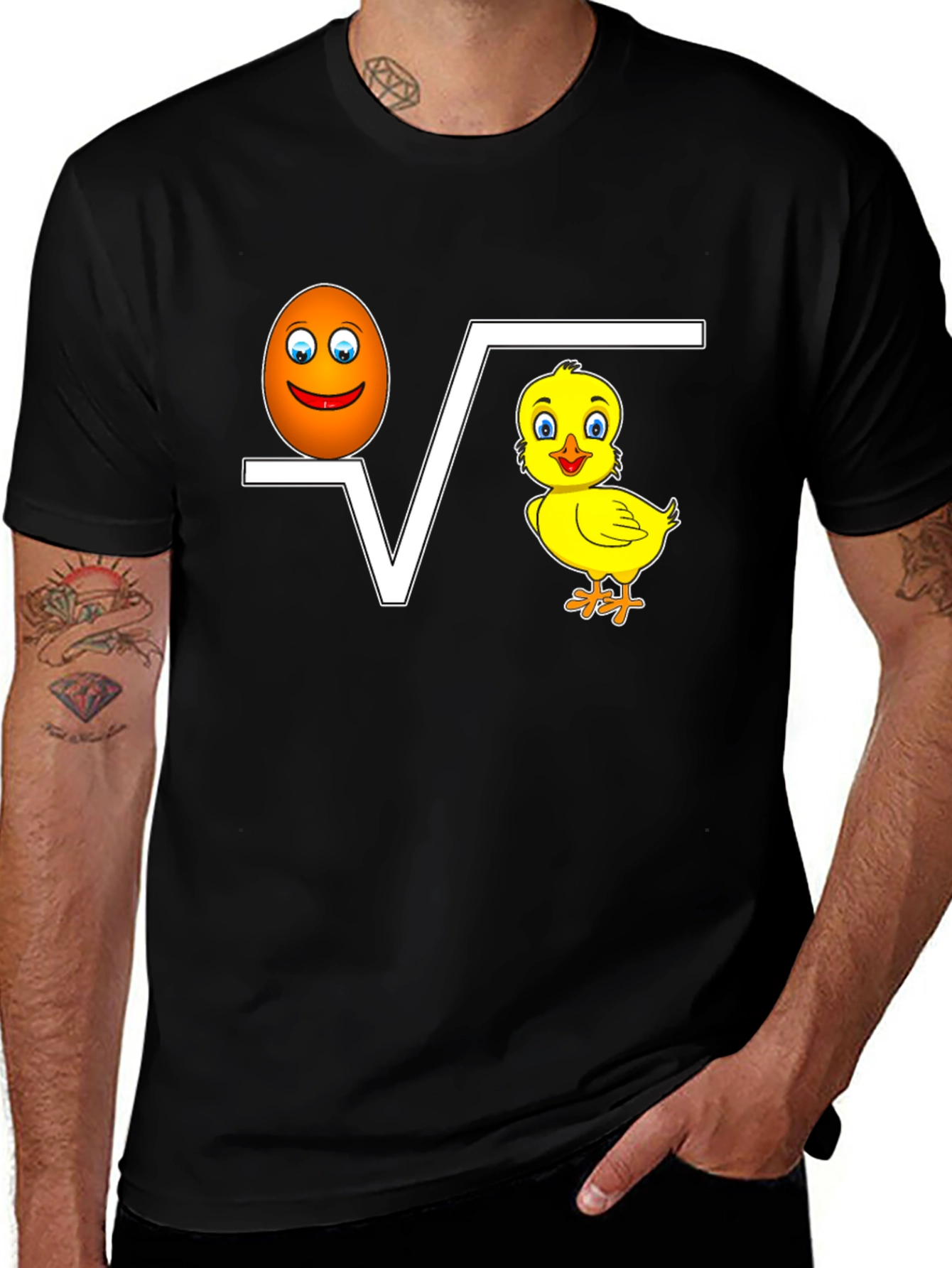 Funny Egg Root Chicken T-Shirt Humor Tee