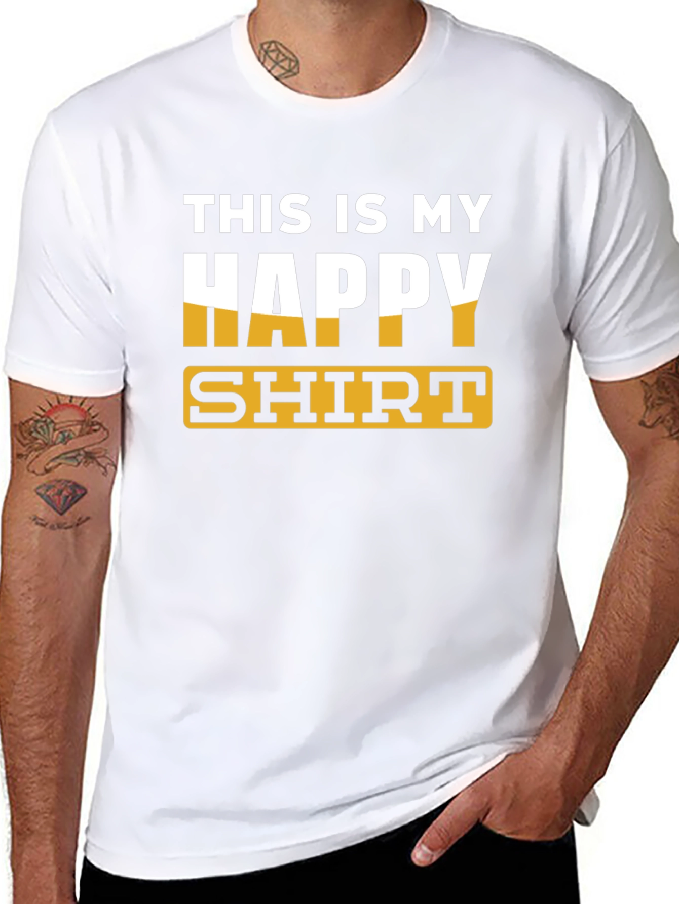 This is My Happy Shirt - Novelty T-Shirt