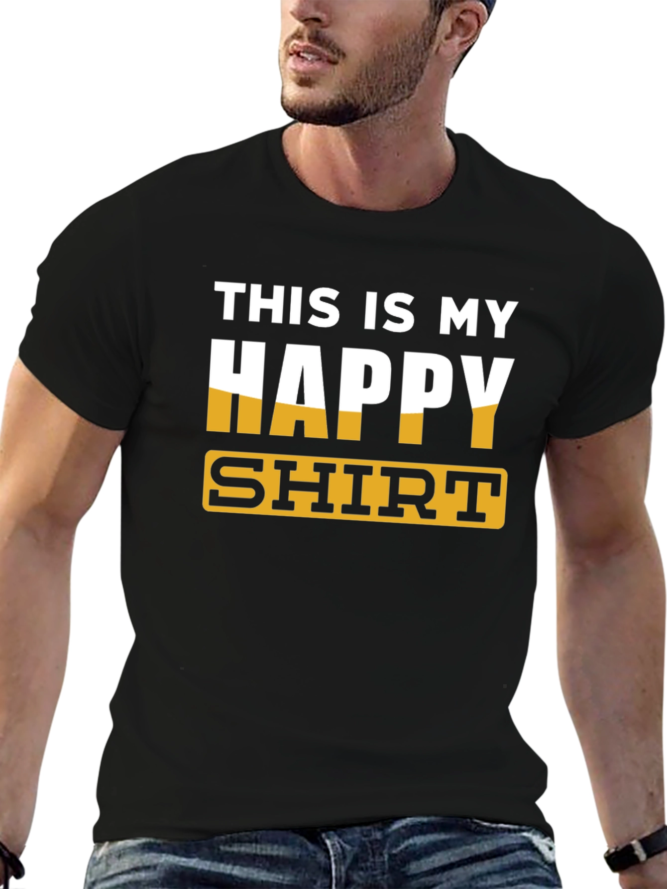This is My Happy Shirt - Novelty T-Shirt