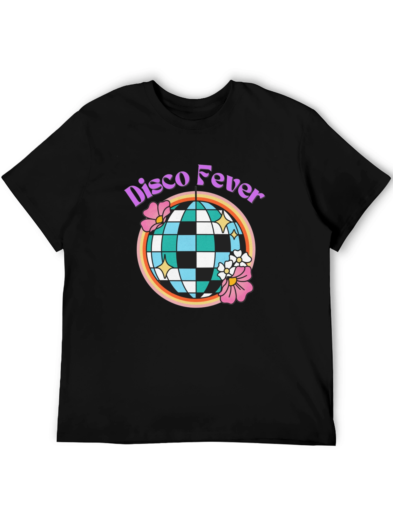 Disco Fever Graphic Tee - Retro Party Shirt