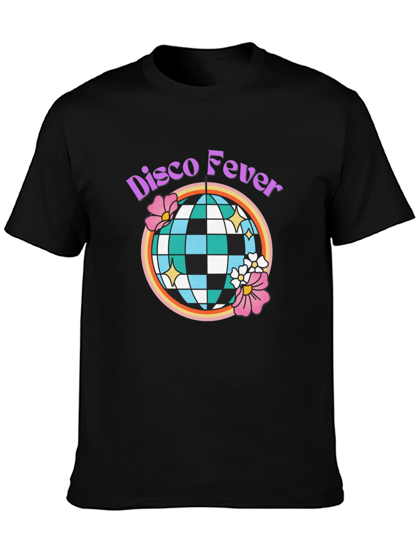 Disco Fever Graphic Tee - Retro Party Shirt