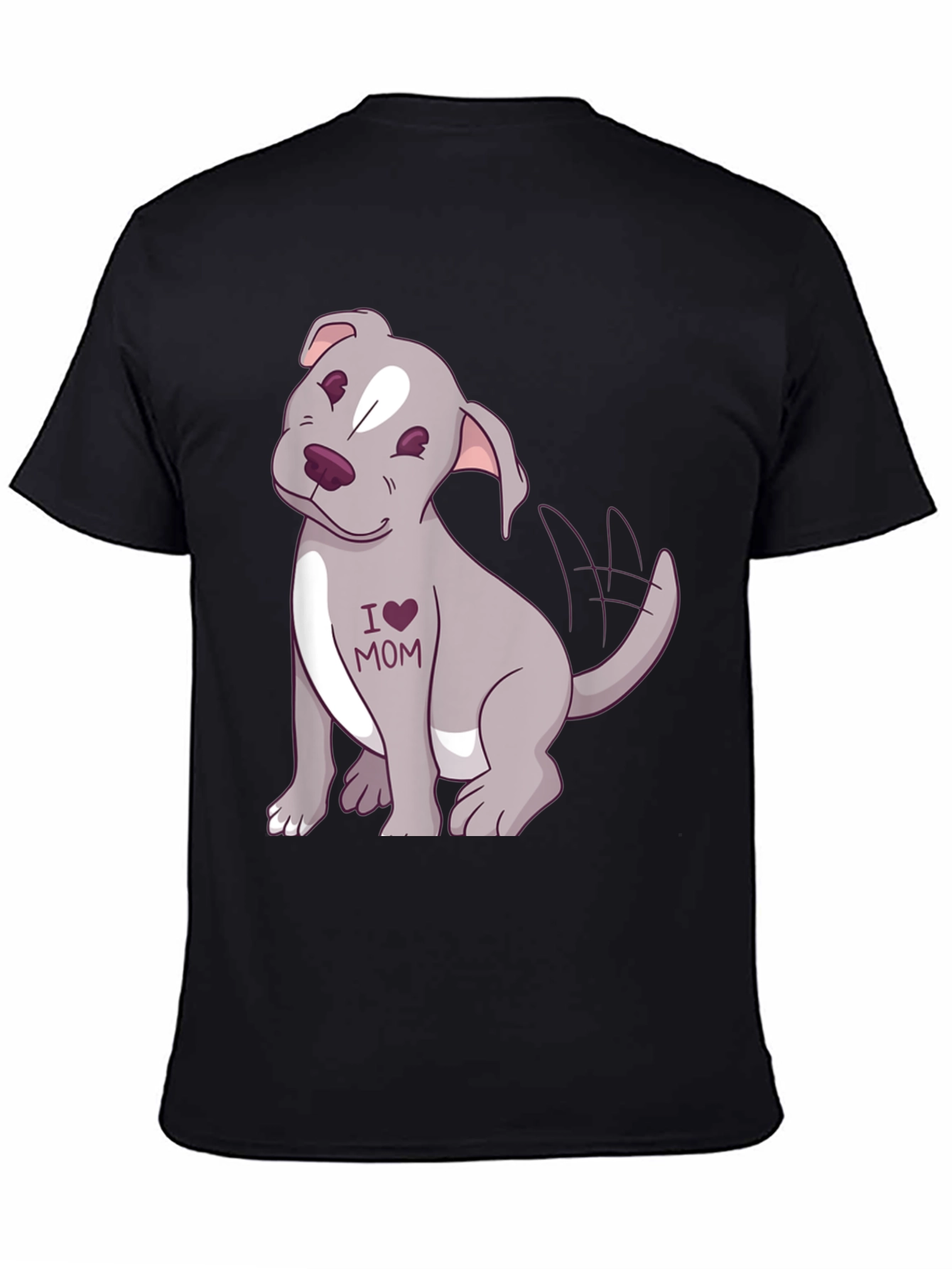 I Love Mom Dog T-Shirt