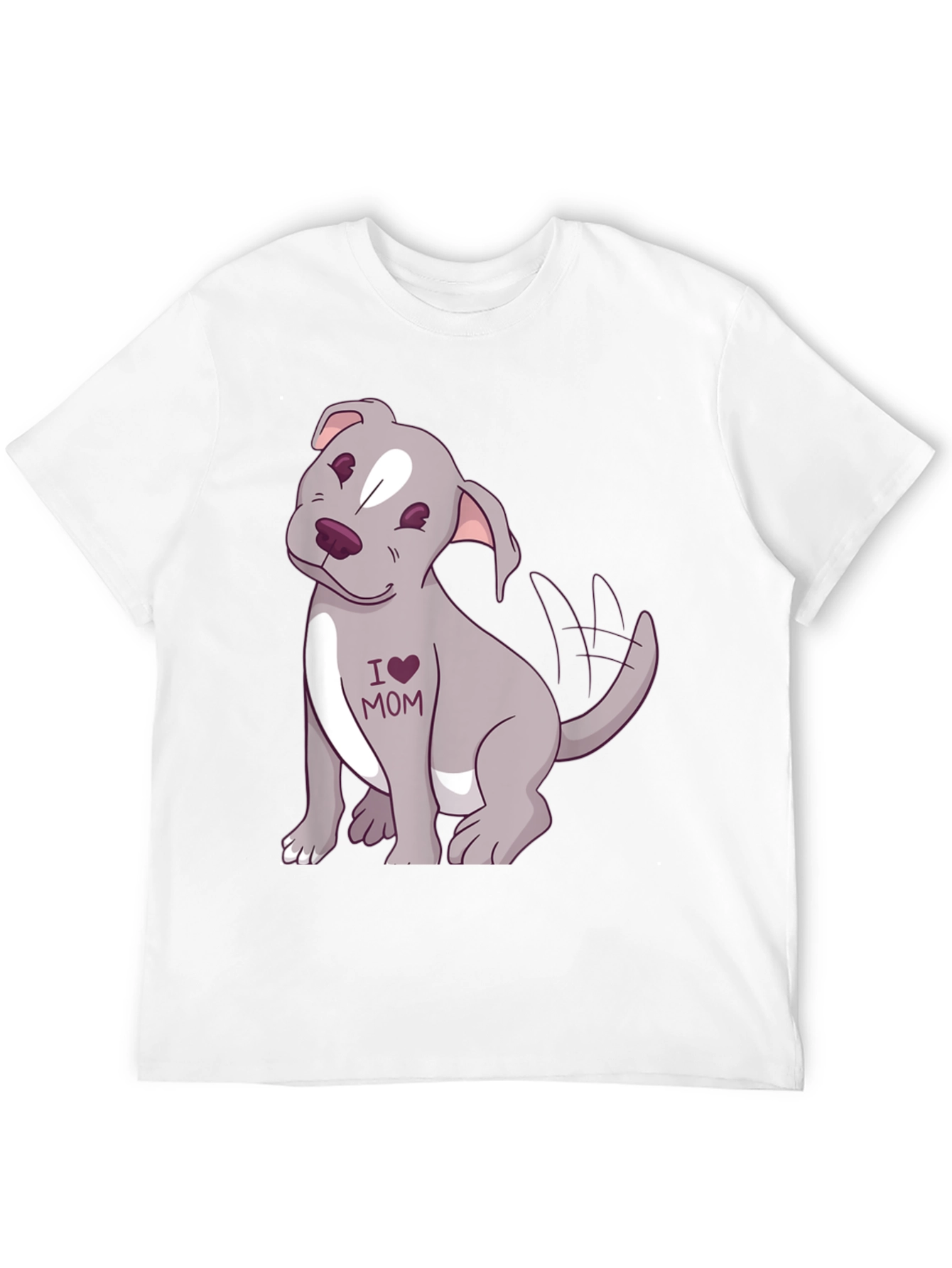 I Love Mom Dog T-Shirt