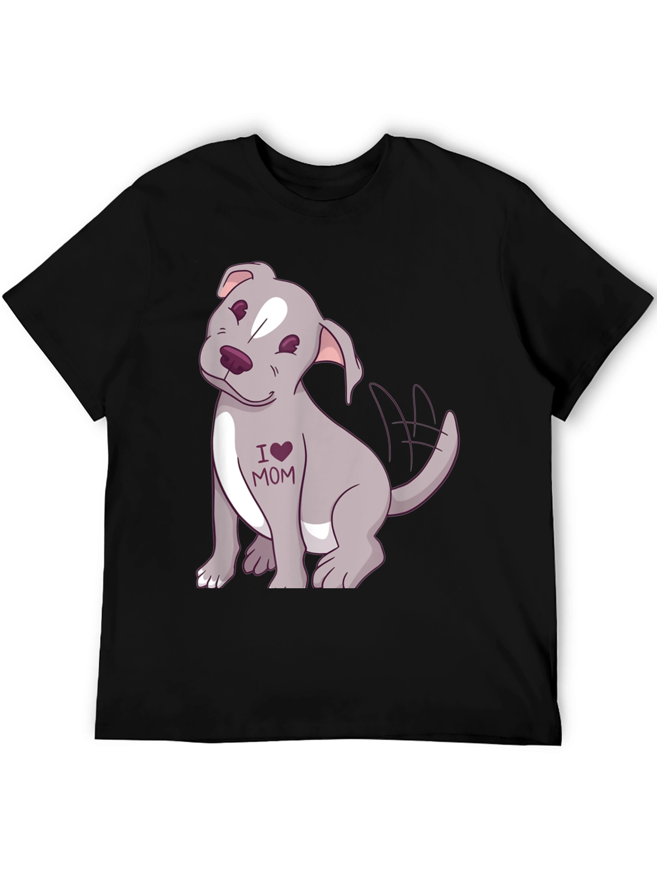 I Love Mom Dog T-Shirt