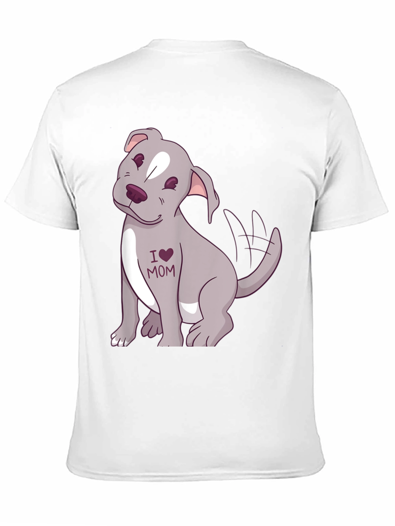 I Love Mom Dog T-Shirt