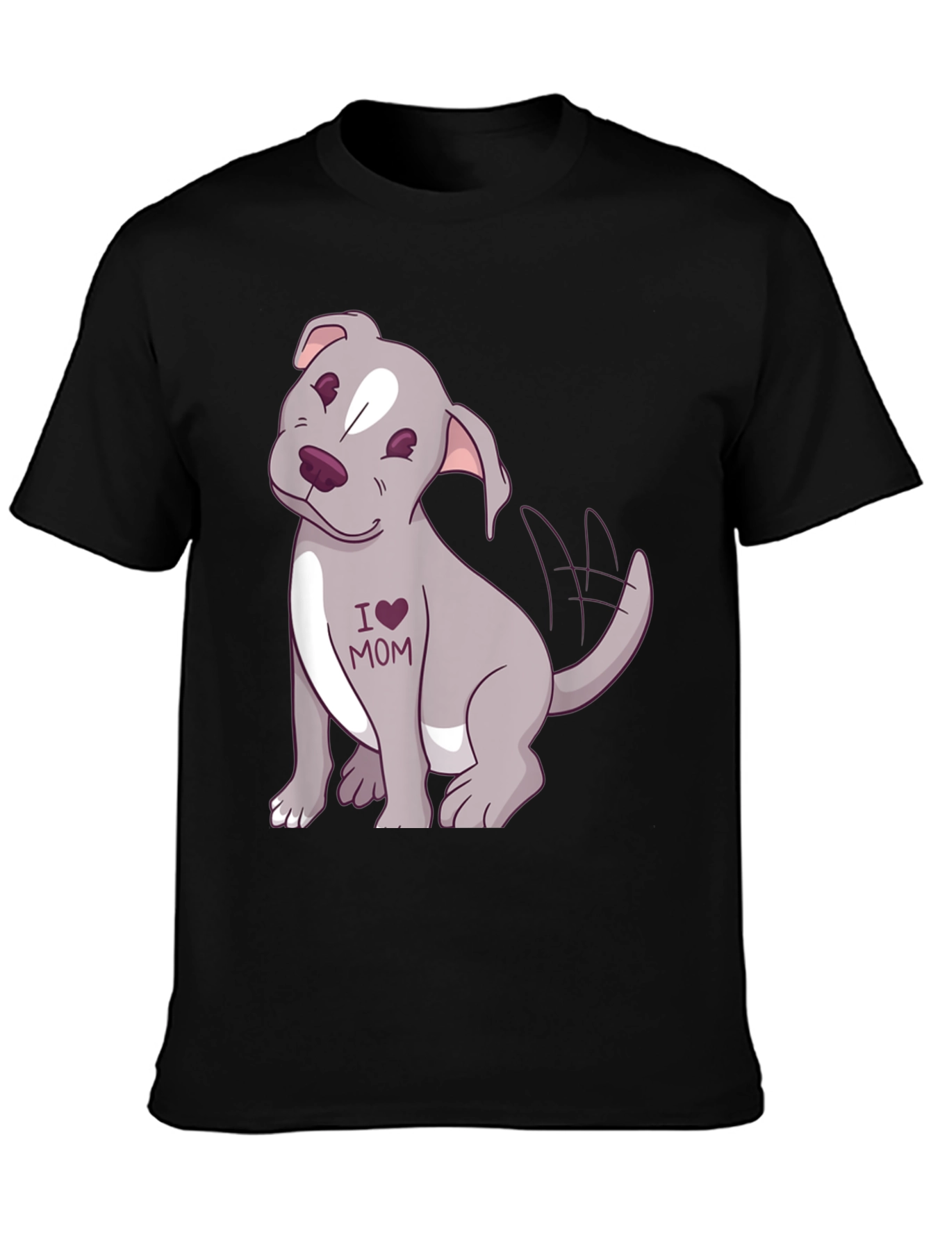 I Love Mom Dog T-Shirt