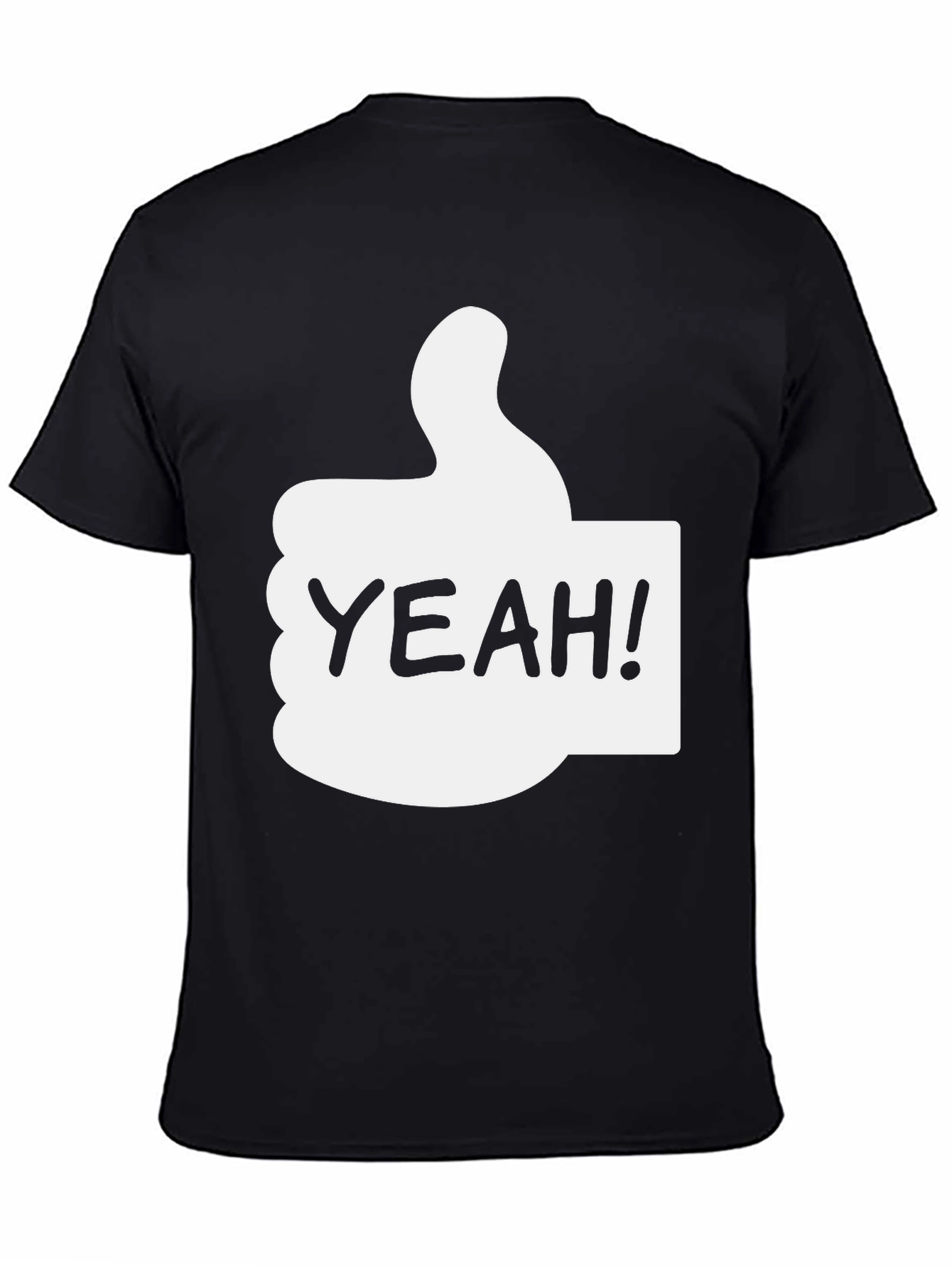 Yeah! Thumbs Up Graphic Tee - Cool Casual Style